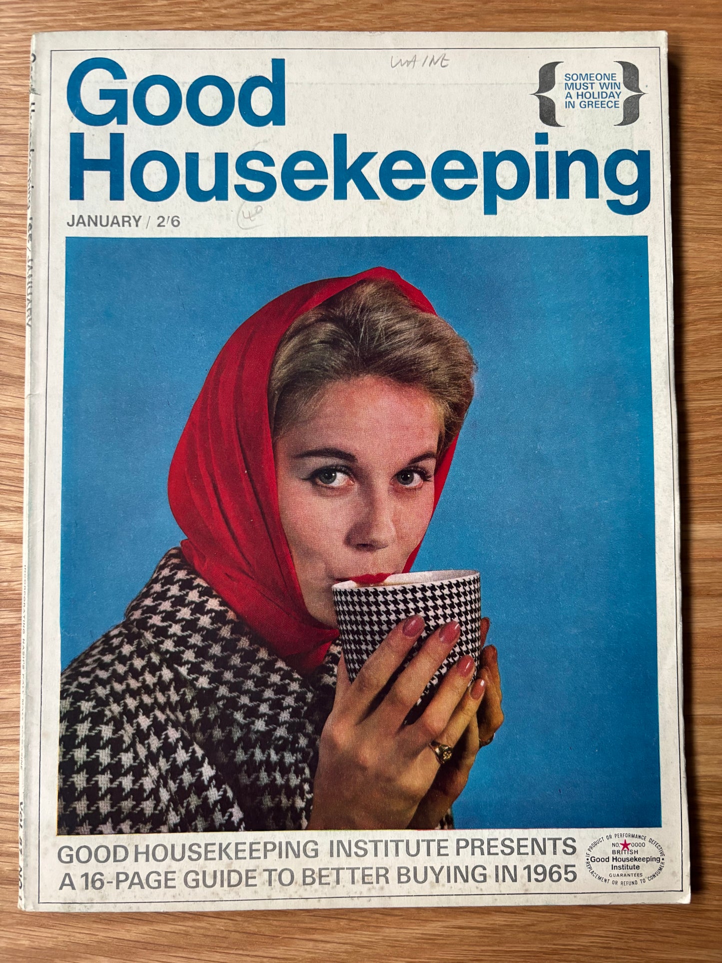 GOOD HOUSEKEEPING Magazine January 1965 Illustrated Recipes Ads