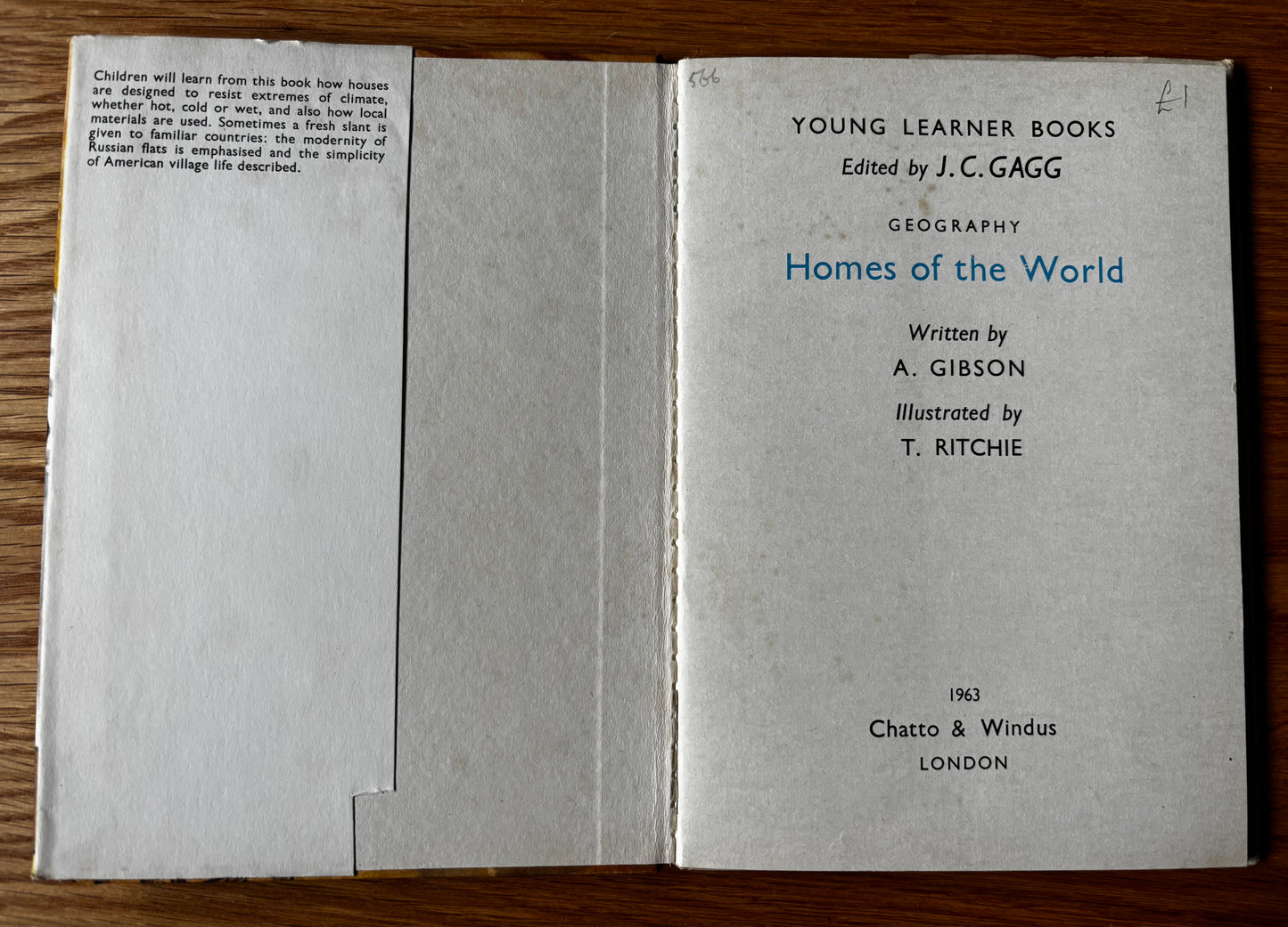 Trekkie Ritchie HOMES OF THE WORLD Chatto & Windus 1963 ILLUSTRATED Parsons