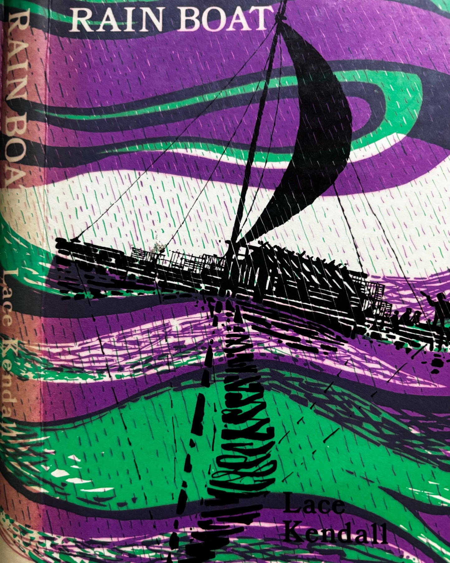 Charles Keeping RAIN BOAT 1977 HB DJ 1st thus Lace Kendall Hamish Hamilton