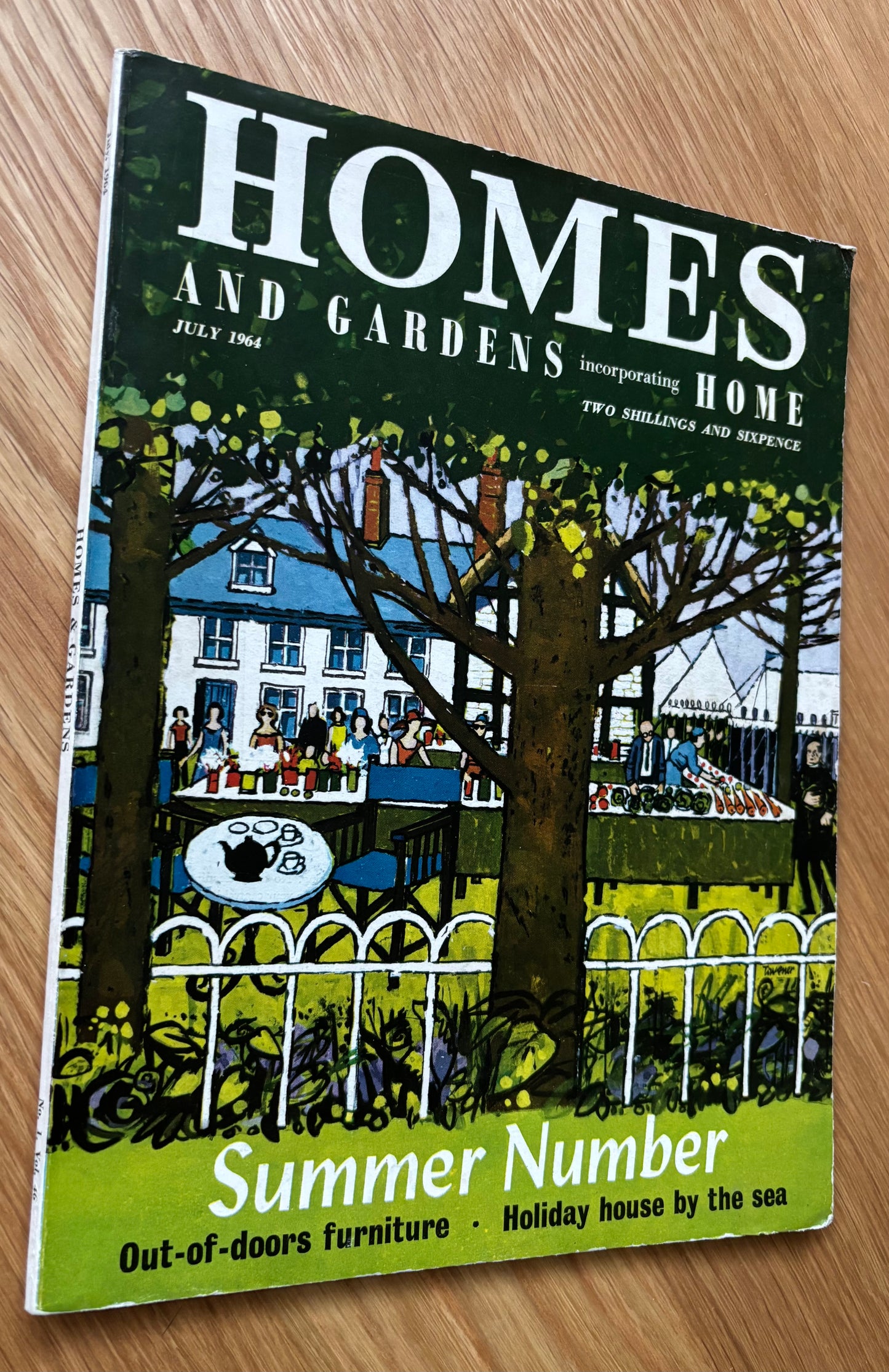 Robert Taverner HOMES AND GARDENS Magazine July 1964 VINTAGE Adrian Bailey