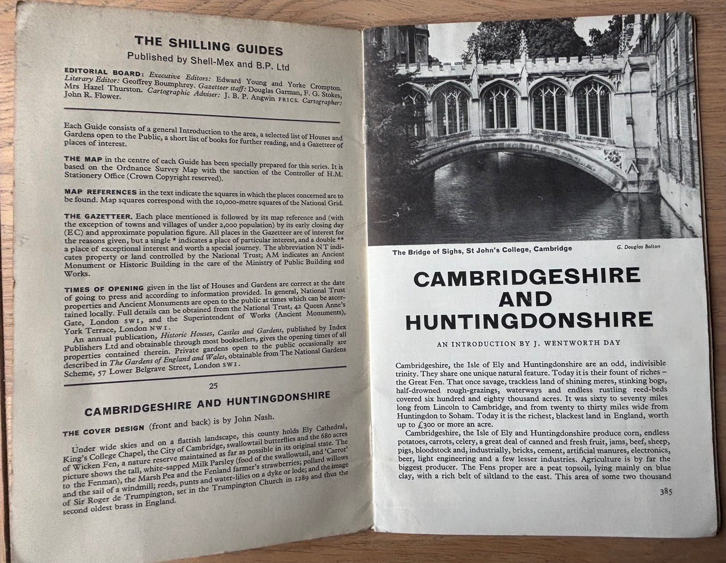John Nash CAMBRIDGESHIRE SHELL SHILLING GUIDE 1964 Illustrated HUNTINGDONSHIRE
