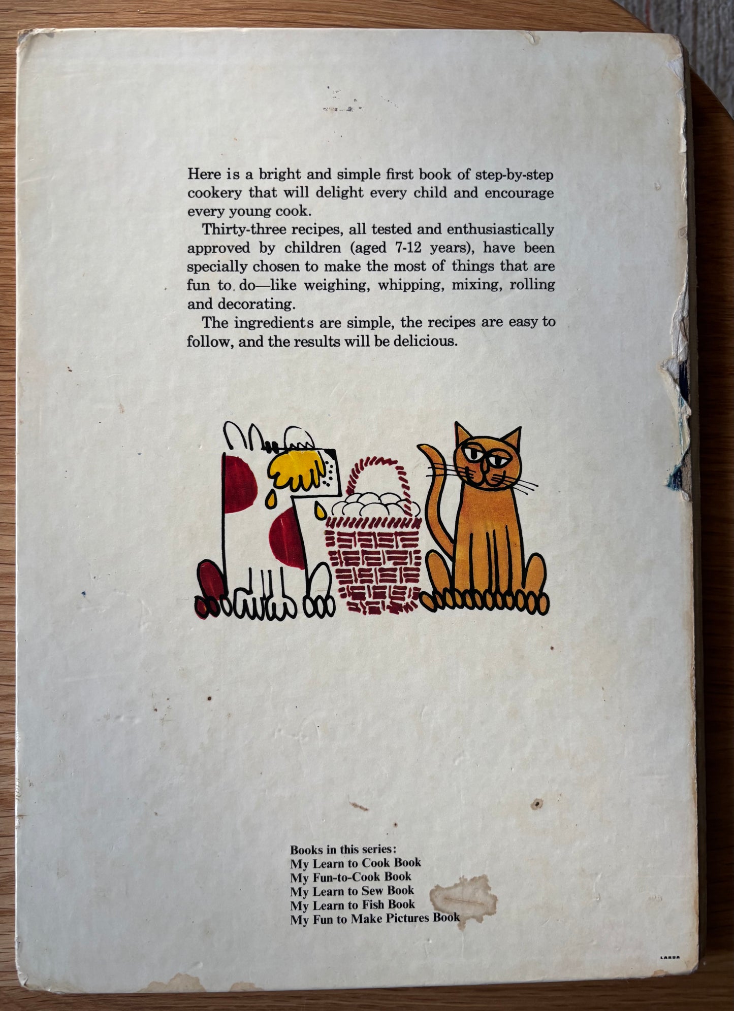 Ursula Sedgwick MY LEARN TO COOK Book Hamyln 8th Imp 1973 Martin Mayhew