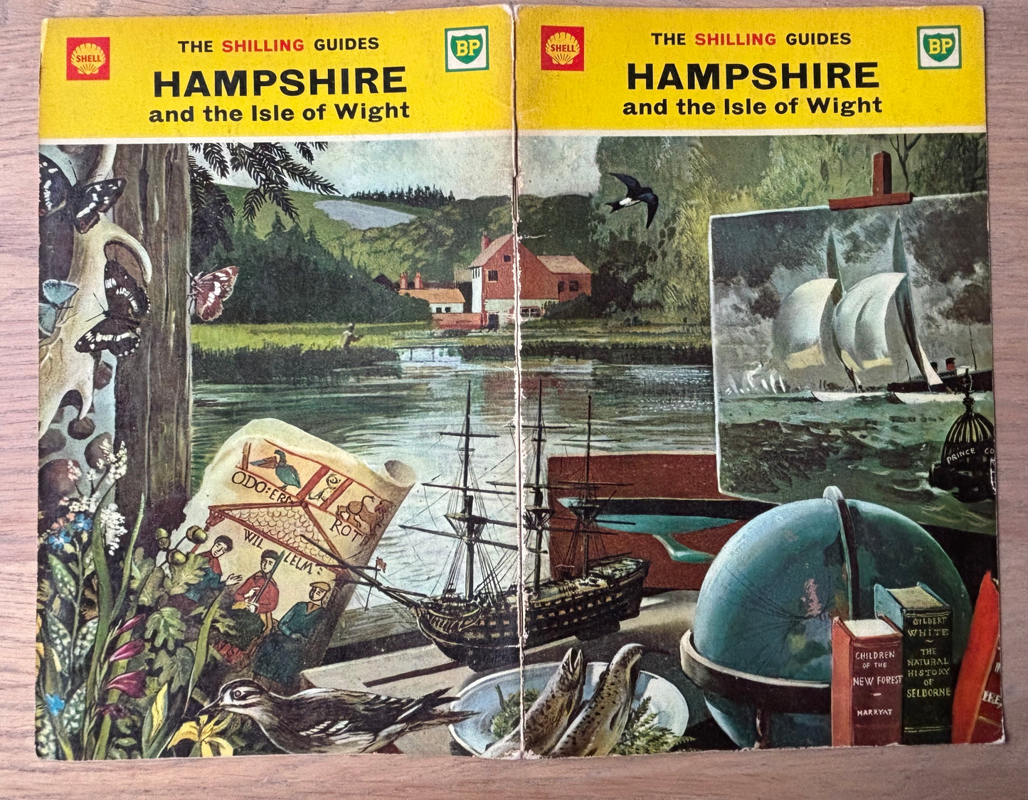 Keith Shackleton HAMPSHIRE SHELL SHILLING GUIDE 1963 Illustrated ISLE OF WIGHT