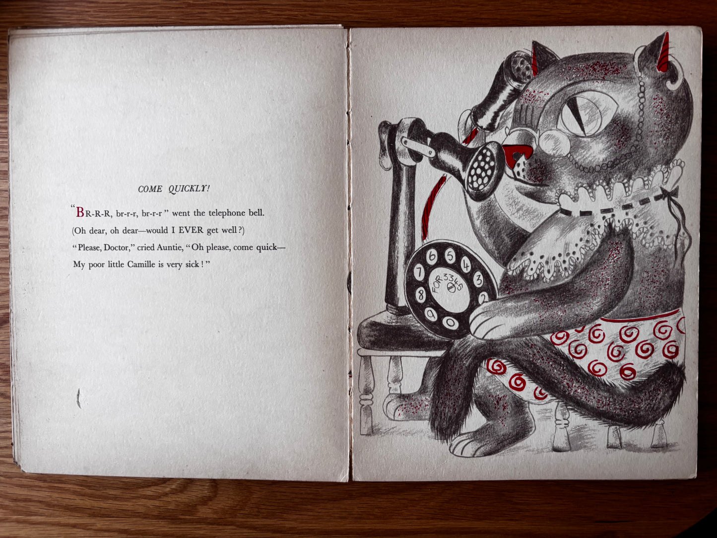Betty Swanwick CAMILLE CAT Marjorie Seymour 1939 1st Ed 28 Illustrations Story