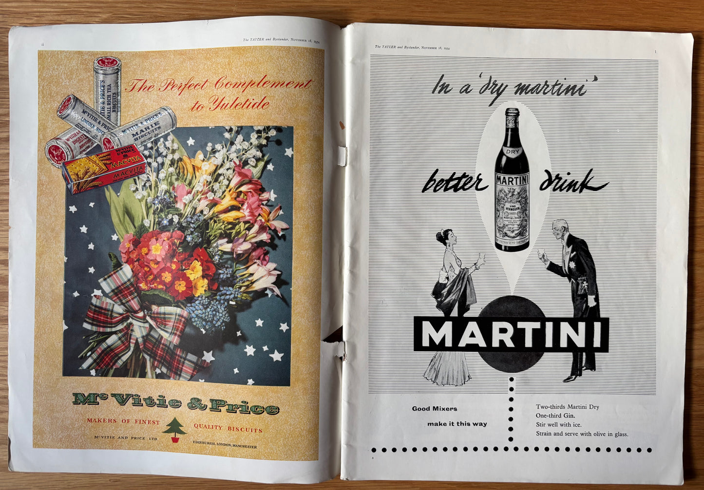 THE TATLER CHRISTMAS NUMBER November 16 1954 MAGAZINE Fred Banbury