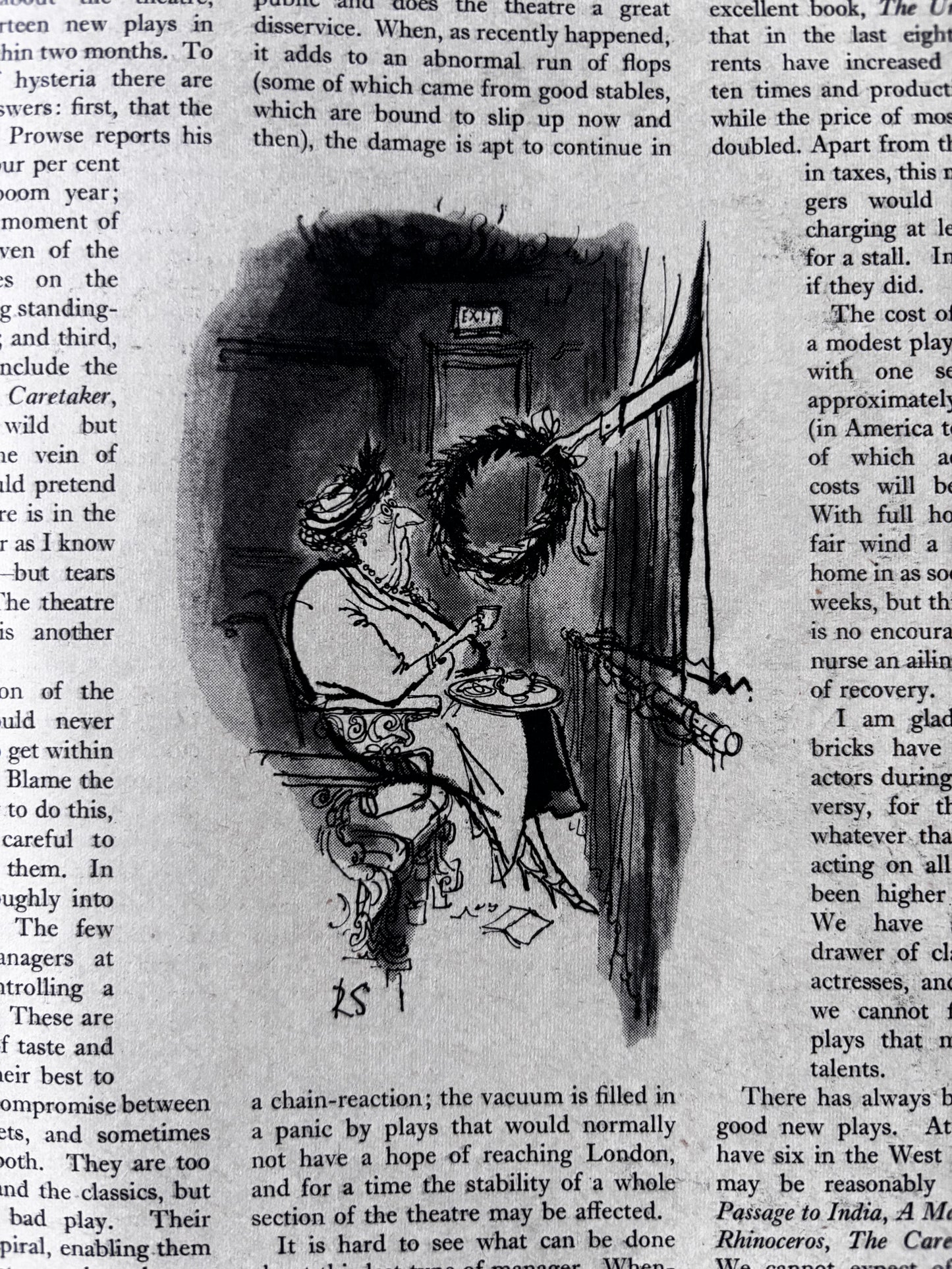 Quentin Blake PUNCH MAGAZINE July 20 1960 Ronald Searle Beach Shells