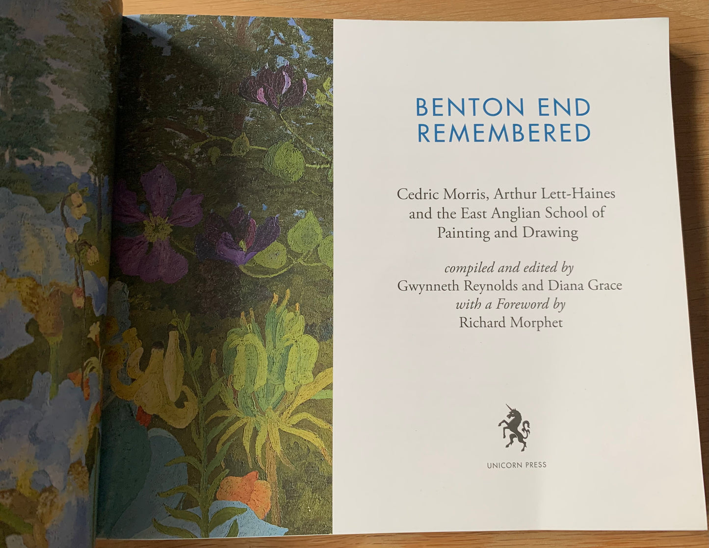 Cedric Morris BENTON END REMEMBERED Lett-Haines EAST ANGLIAN SCHOOL OF PAINTING - transpontinebooks