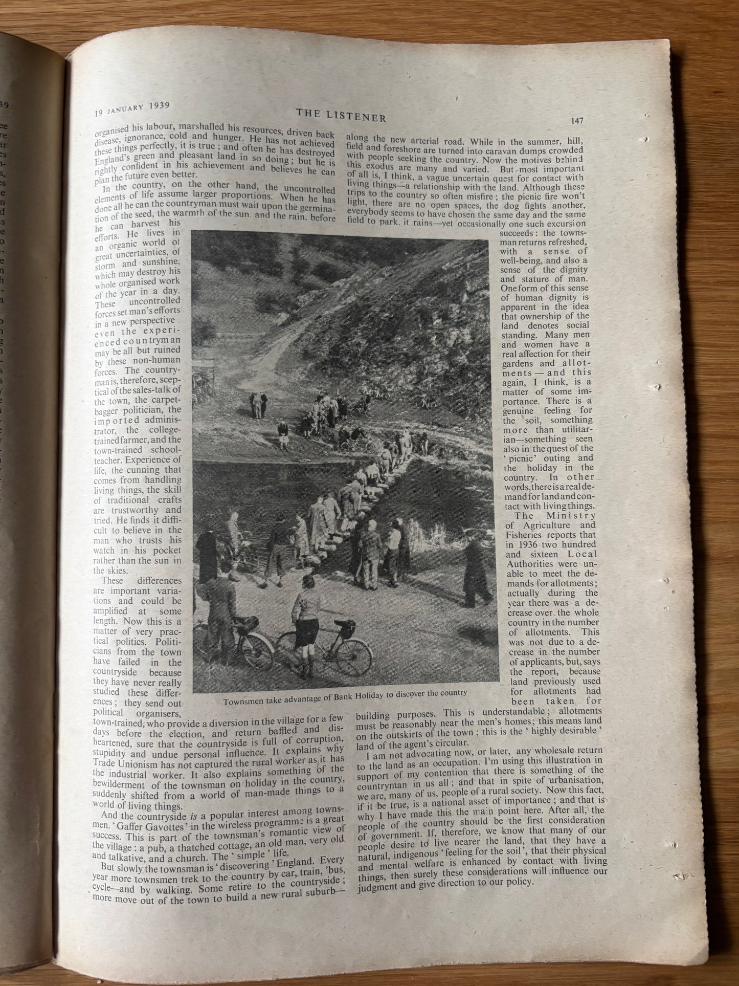 Barnett Freedman BBC THE LISTENER January 1939 E M FORSTER Stephen Spender