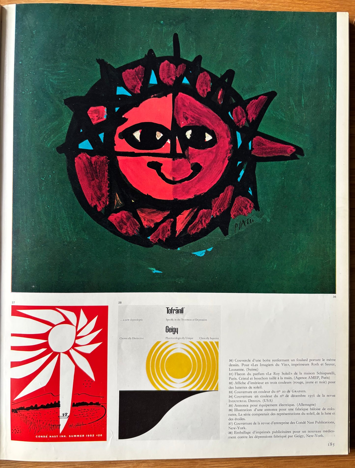 Antonio Frasconi GRAPHIS No 100 1962 MAGAZINE SUN Robert Sullivan