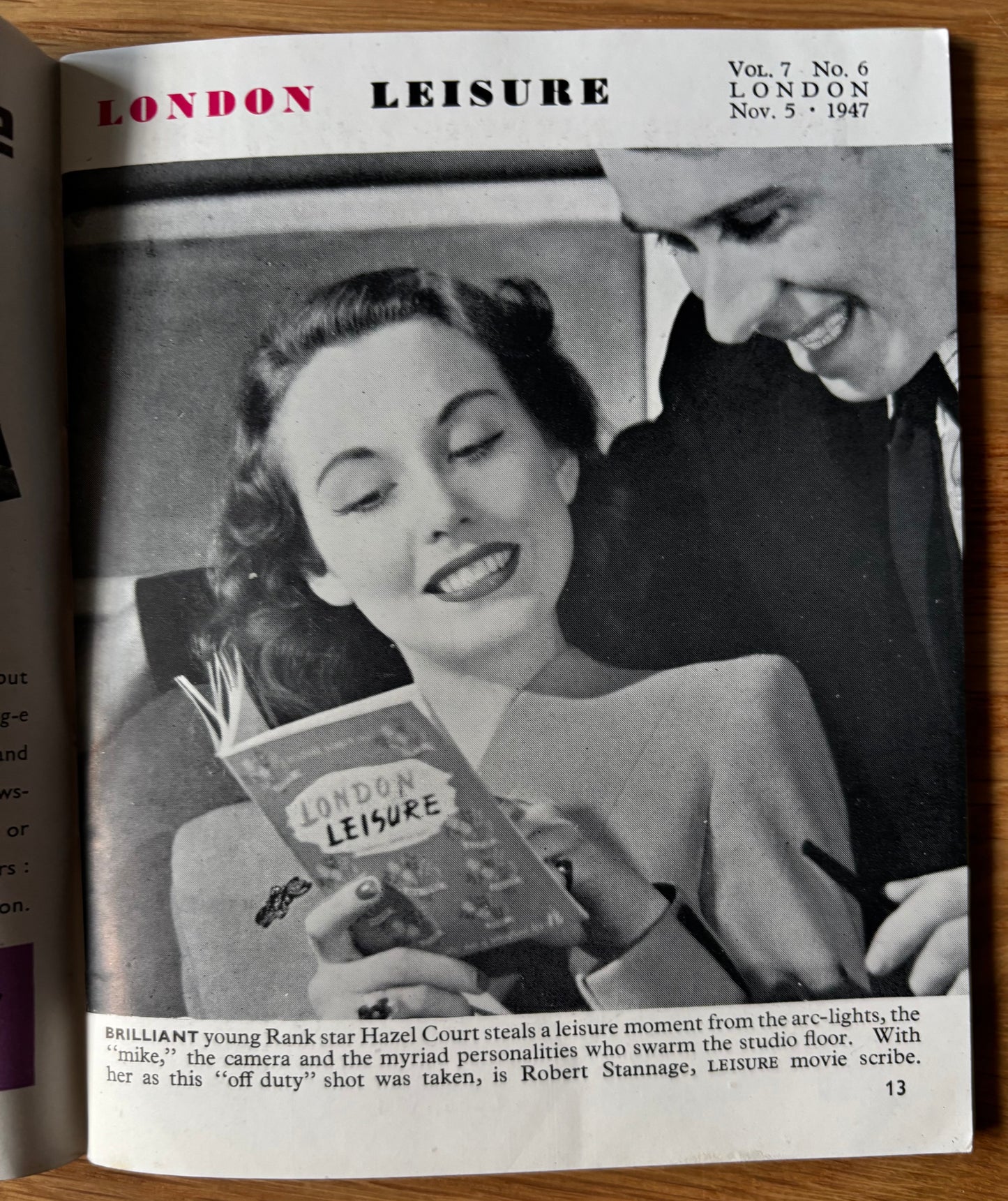 LONDON LEISURE Magazine Winter 1947 Listings Theatre Film