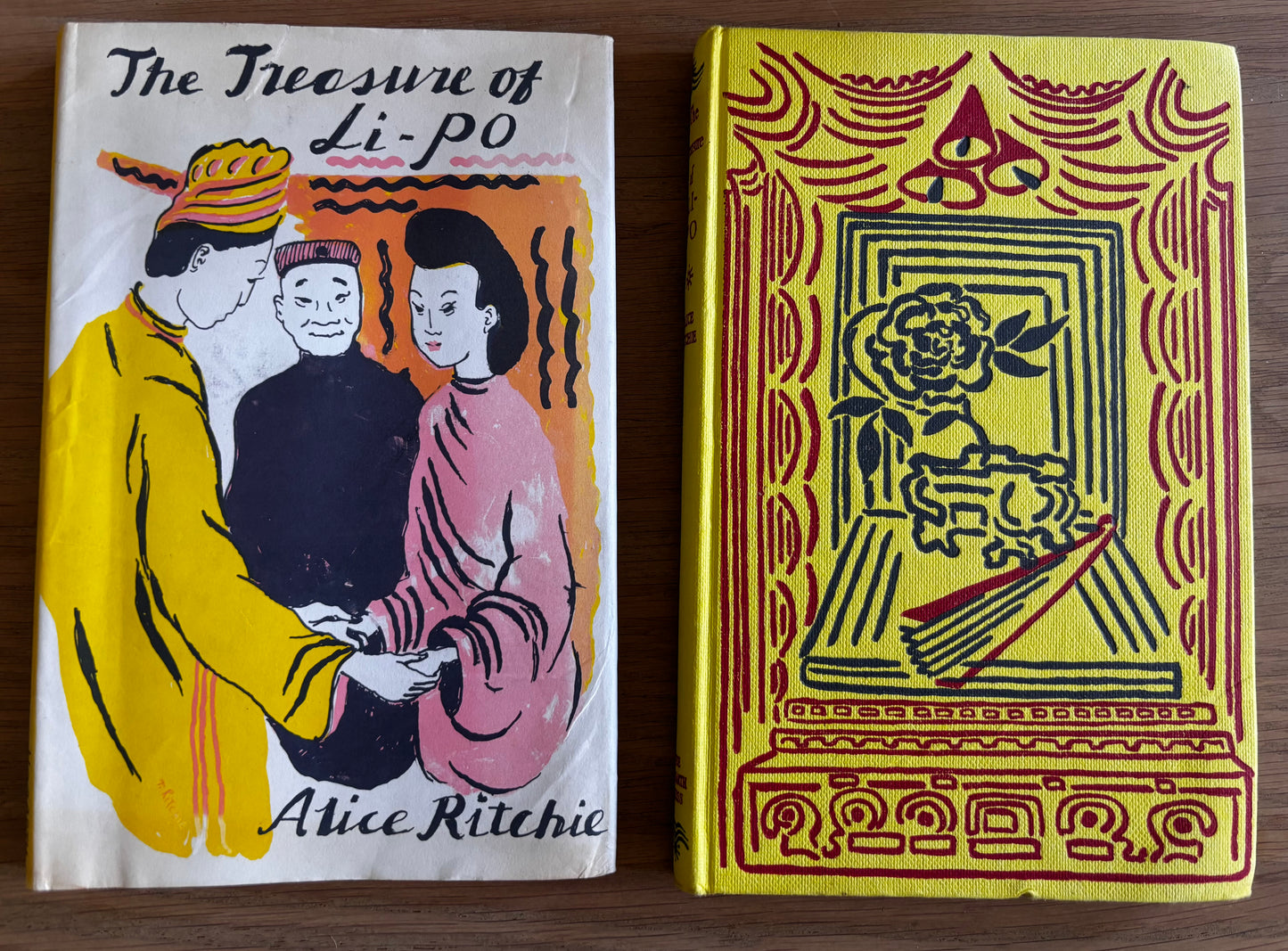 Trekkie Ritchie THE TREASURE OF LI-PO Alice Ritchie 1968 Reprint New Edition ILLUSTRATED Hogarth