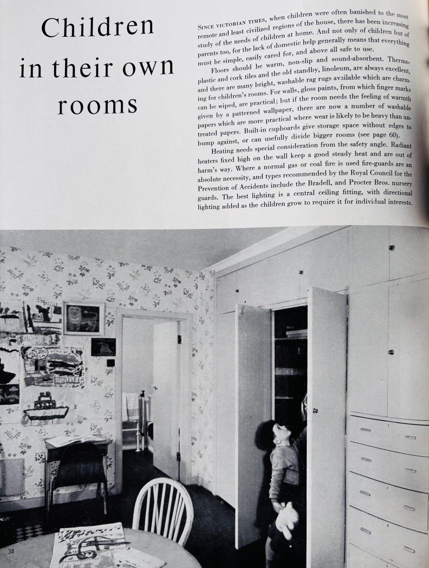 HOUSE AND GARDEN Magazine AUGUST 1956 Elizabeth David COLOUR IN DECORATION