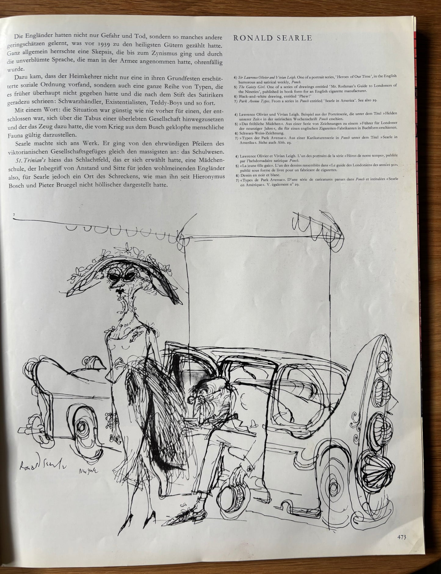 Ronald Searle GRAPHIS No 80 MAGAZINE Hungarian Poster Design 1958 ART