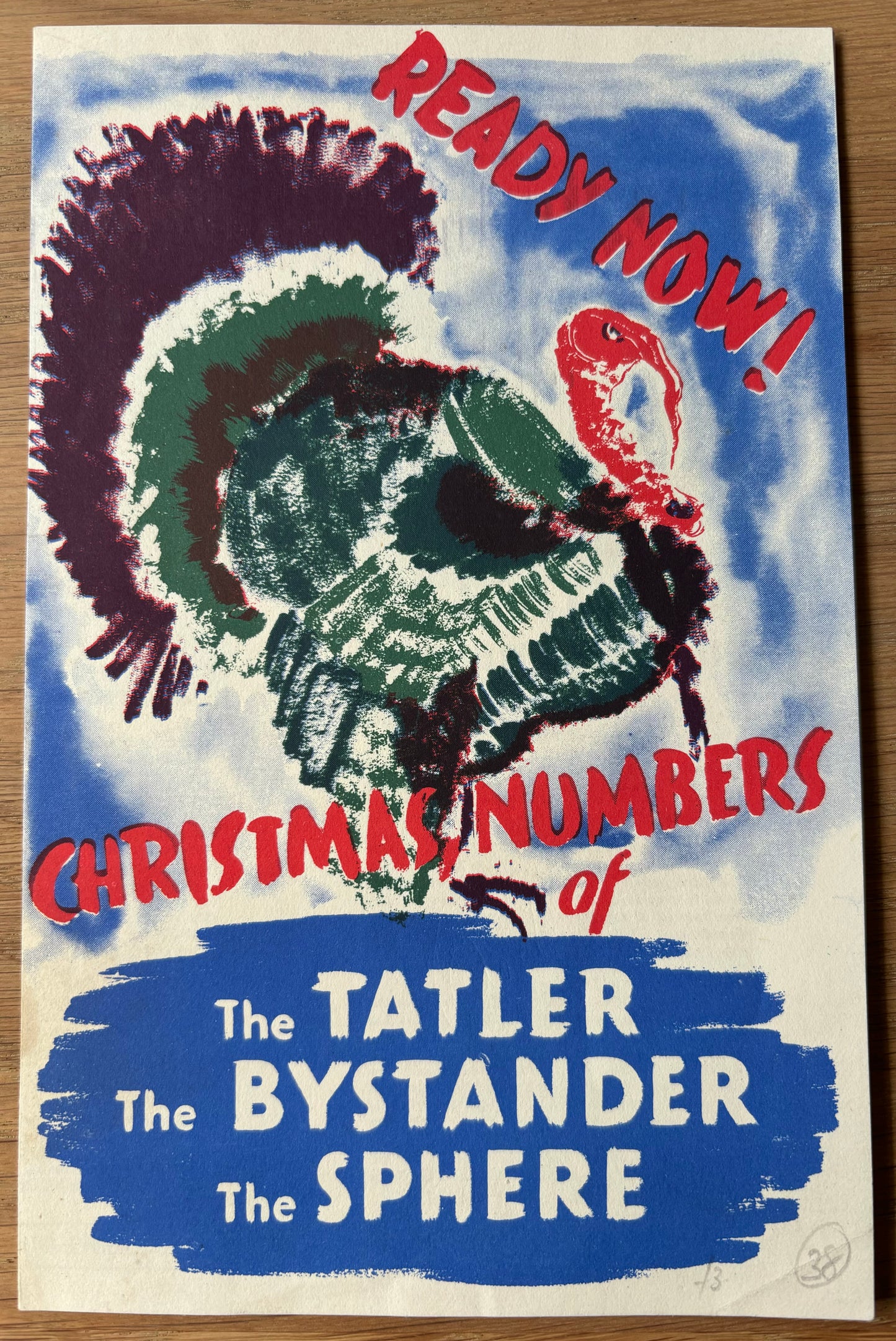 1938 Christmas Number TATLER BYSTANDER SPHERE LEAFLET 1930's - transpontinebooks