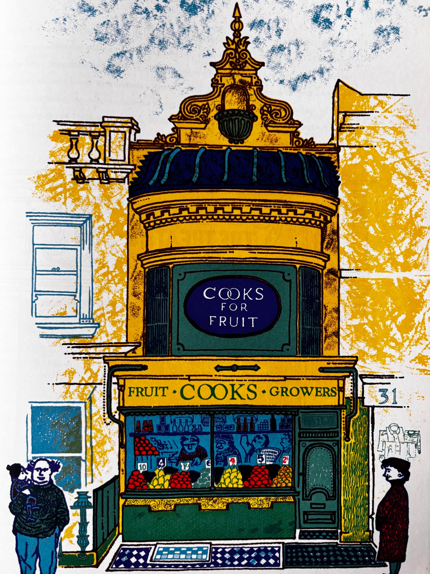 John Griffiths 1950’s Illustrated MOTIF 3 Shenval Press 1959 Lithographs Shopfronts