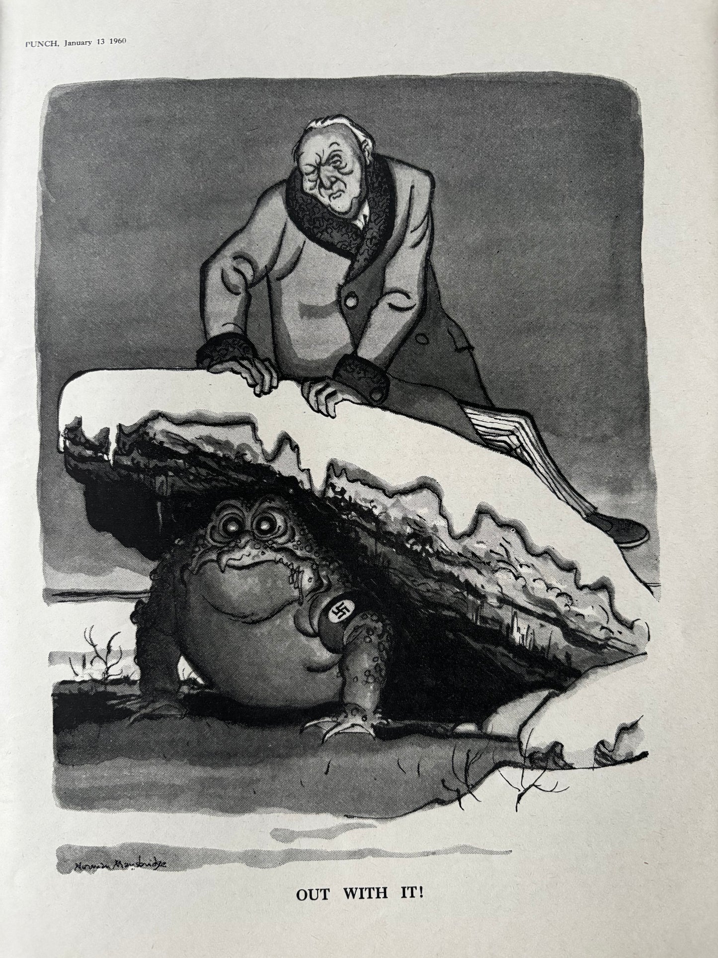 Sculley PUNCH MAGAZINE January 13 1960 Adverts