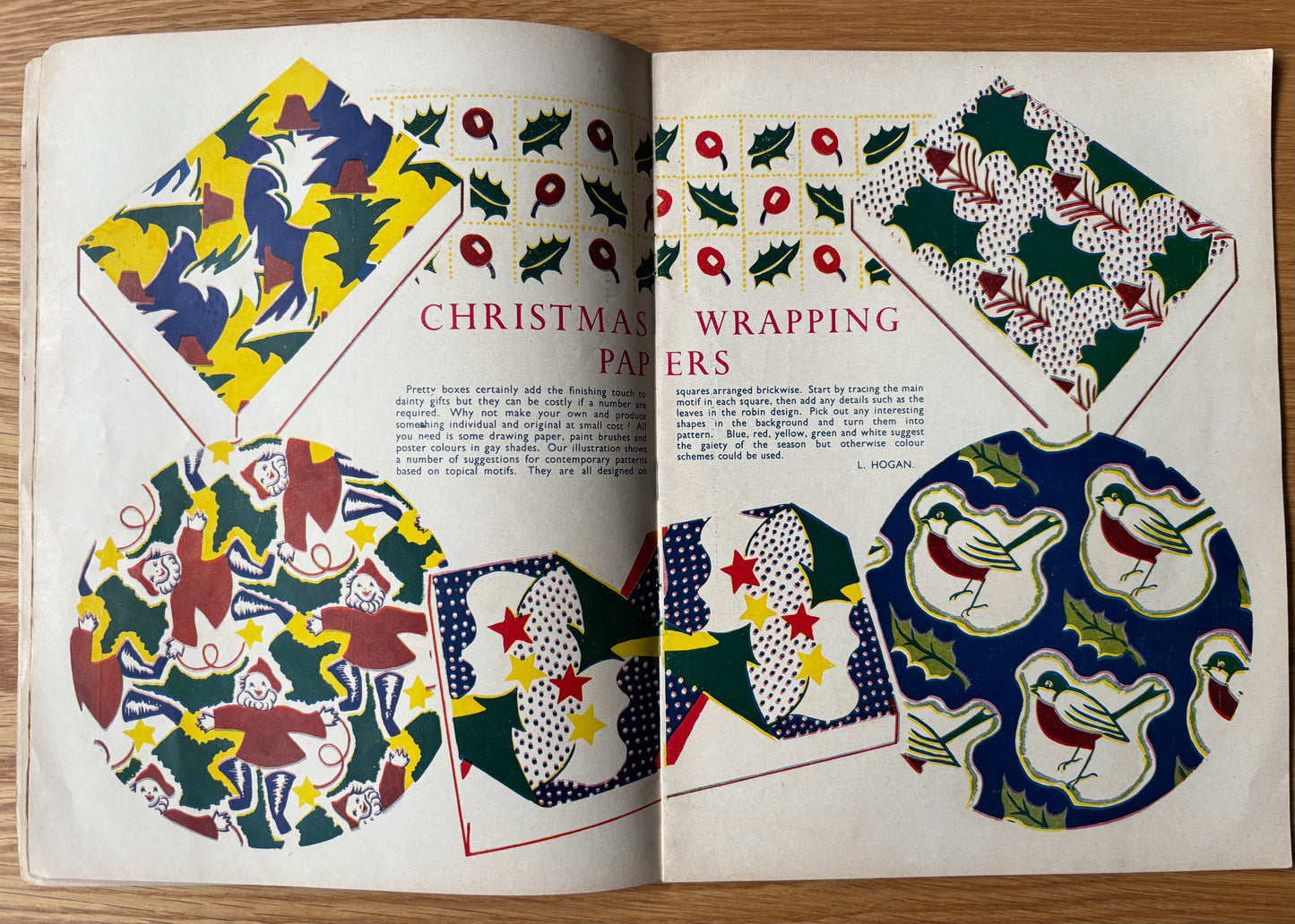 Vintage ART AND CRAFT EDUCATION CHRISTMAS MAGAZINE Nov 1954 School Crafts CHILD