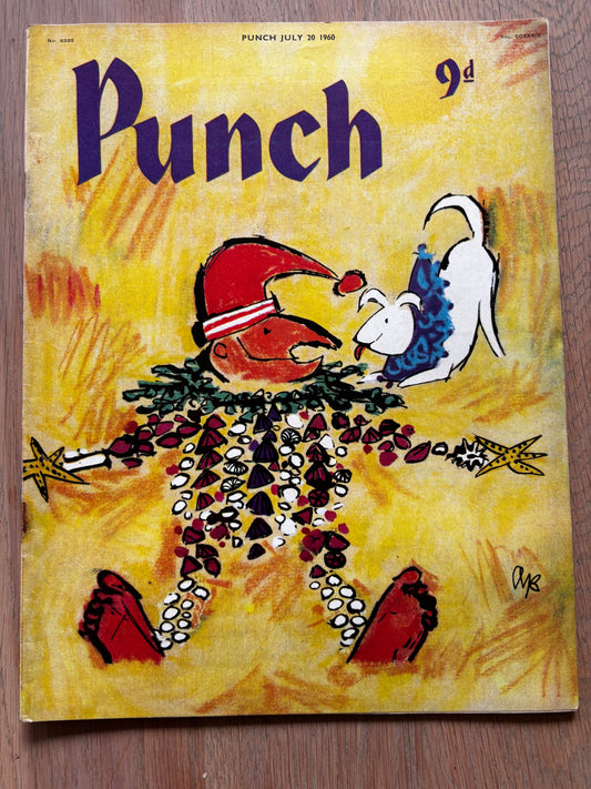Quentin Blake PUNCH MAGAZINE July 20 1960 Ronald Searle Beach Shells
