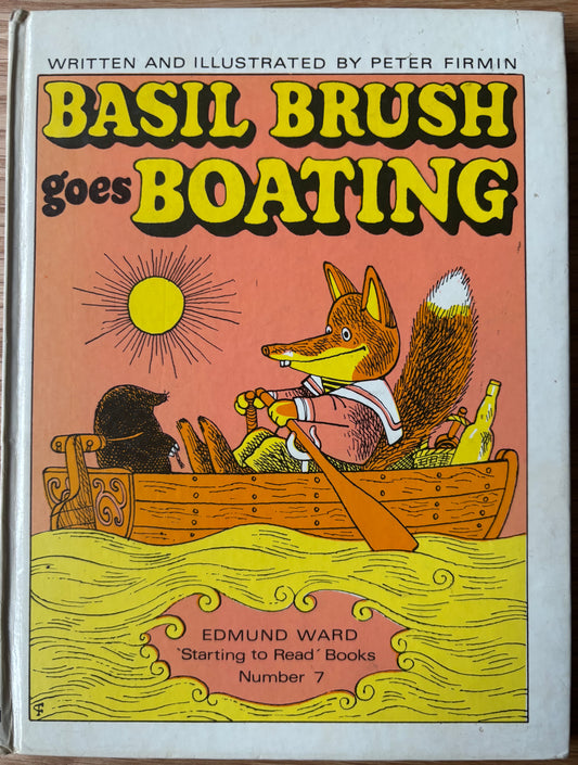 Peter Firmin BASIL BRUSH GOES BOATING HB Starting To Read 1974 Reprint ILLUSTRATED