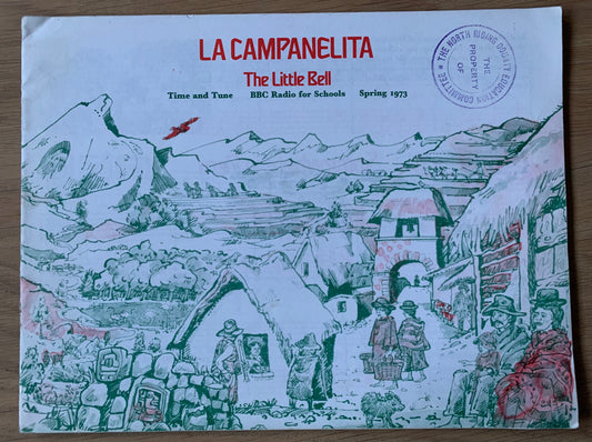 John Griffiths TIME AND TUNE 1973 LA CAMPANELITA BBC Radio For Schools - transpontinebooks