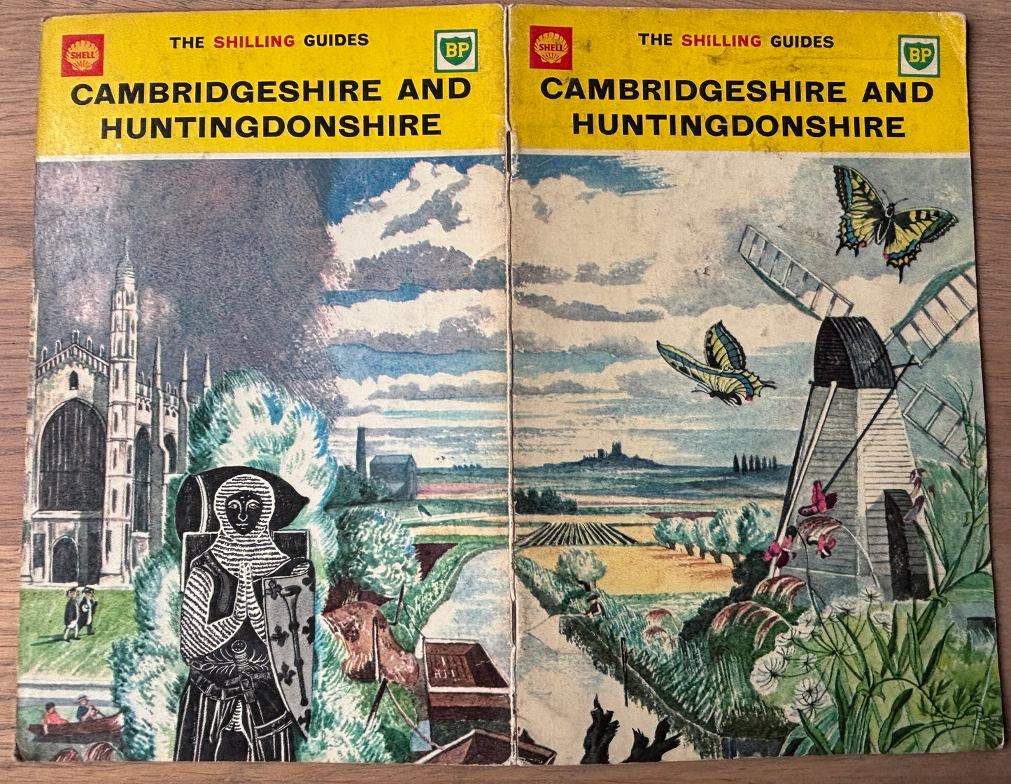 John Nash CAMBRIDGESHIRE SHELL SHILLING GUIDE 1964 Illustrated HUNTINGDONSHIRE