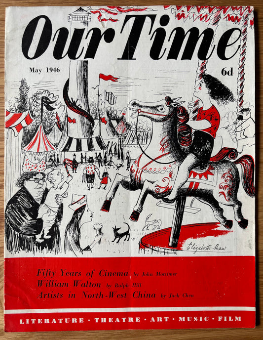 Elizabeth Shaw OUR TIME Magazine MAY 1946 William Walton John Mortimer