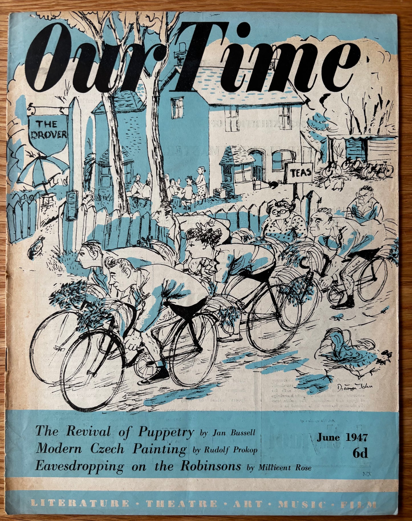 Diana John OUR TIME Magazine June 1947 PUPPETRY Modern Czech Painting