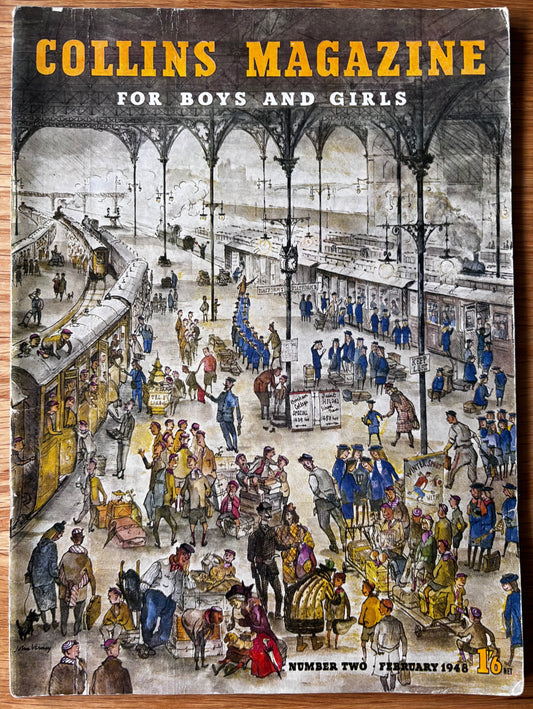 Susan Einzig COLLINS MAGAZINE February 1948 LINO CUTS Emmet Advert Ballet