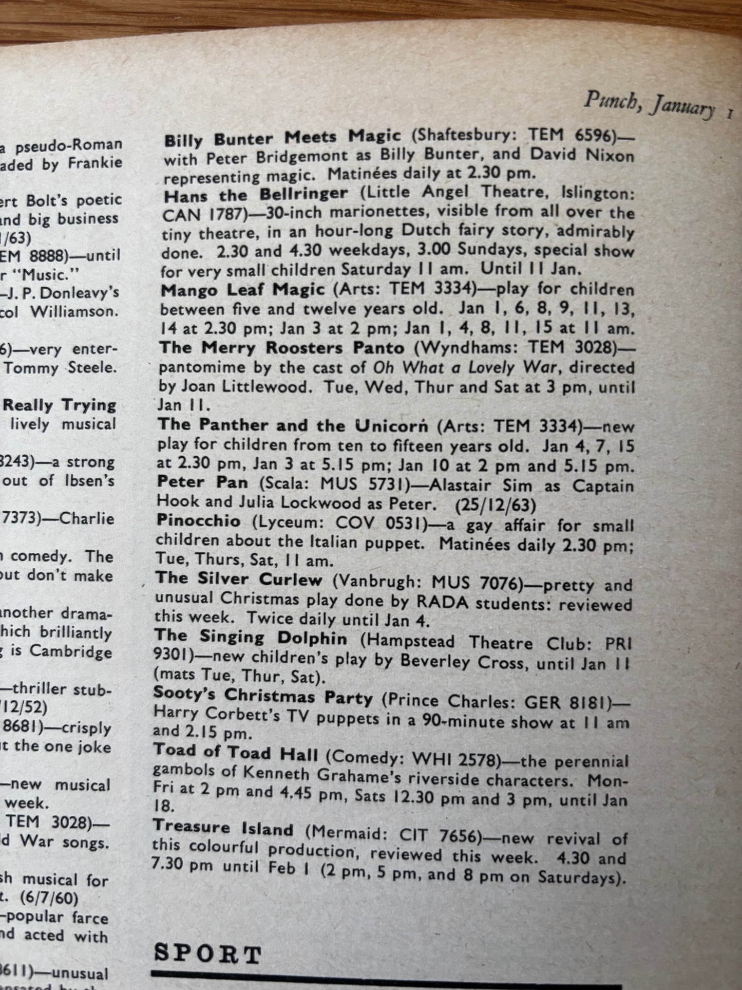 Scully PUNCH MAGAZINE January 1 1964 DRIVING IN SNOW