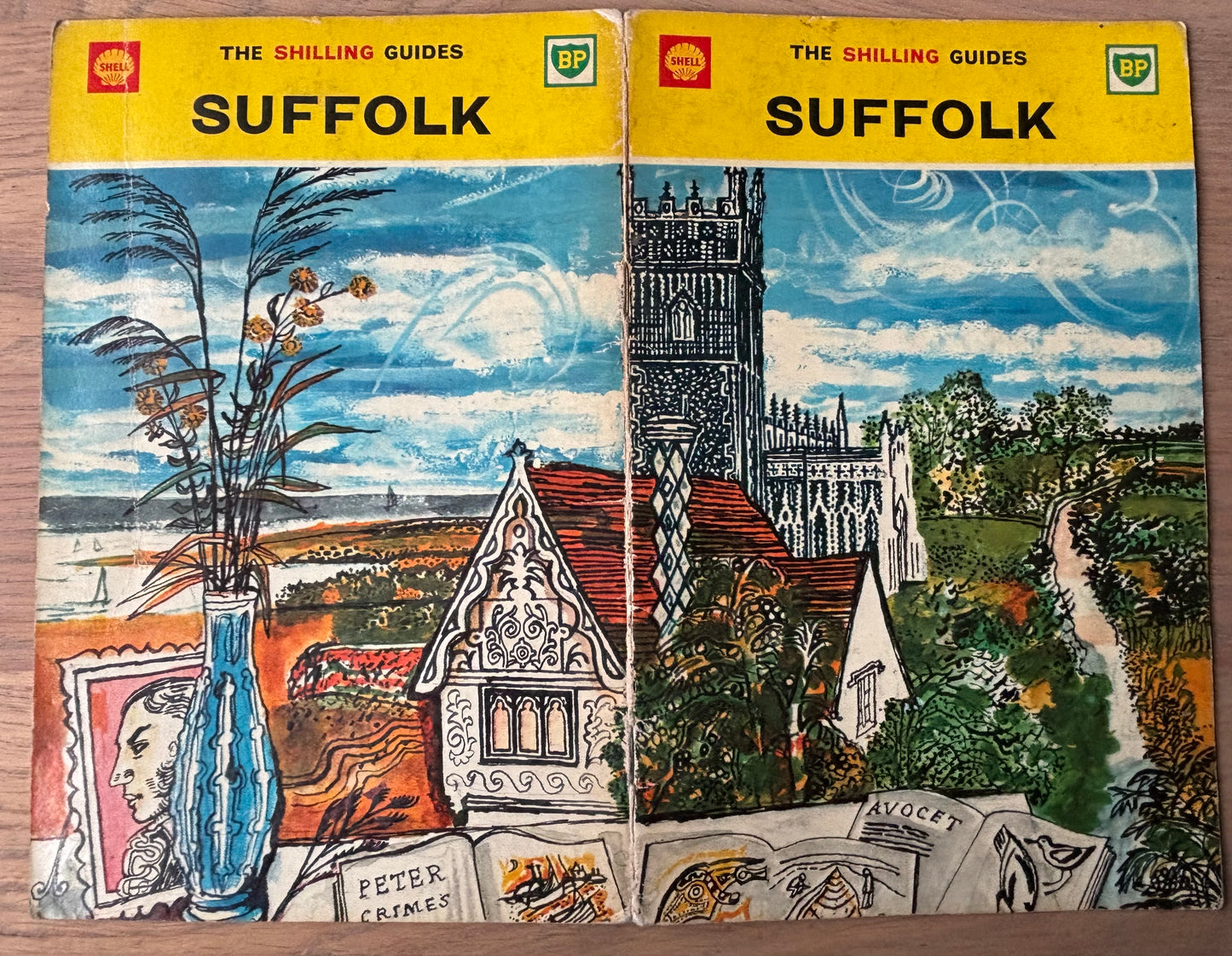 John O'Connor SUFFOLK SHELL SHILLING GUIDE 1964 Illustrated Adrian Bell
