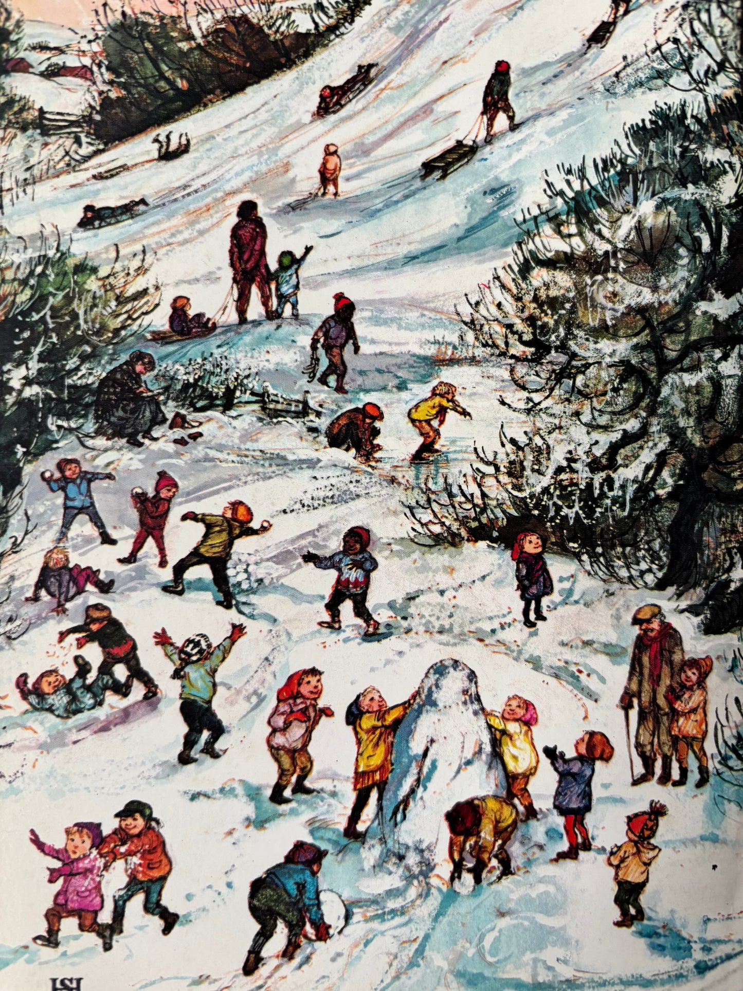 Shirley Hughes CRICKET Magazine JANUARY 1977 Fritz  Wegner Quentin Blake