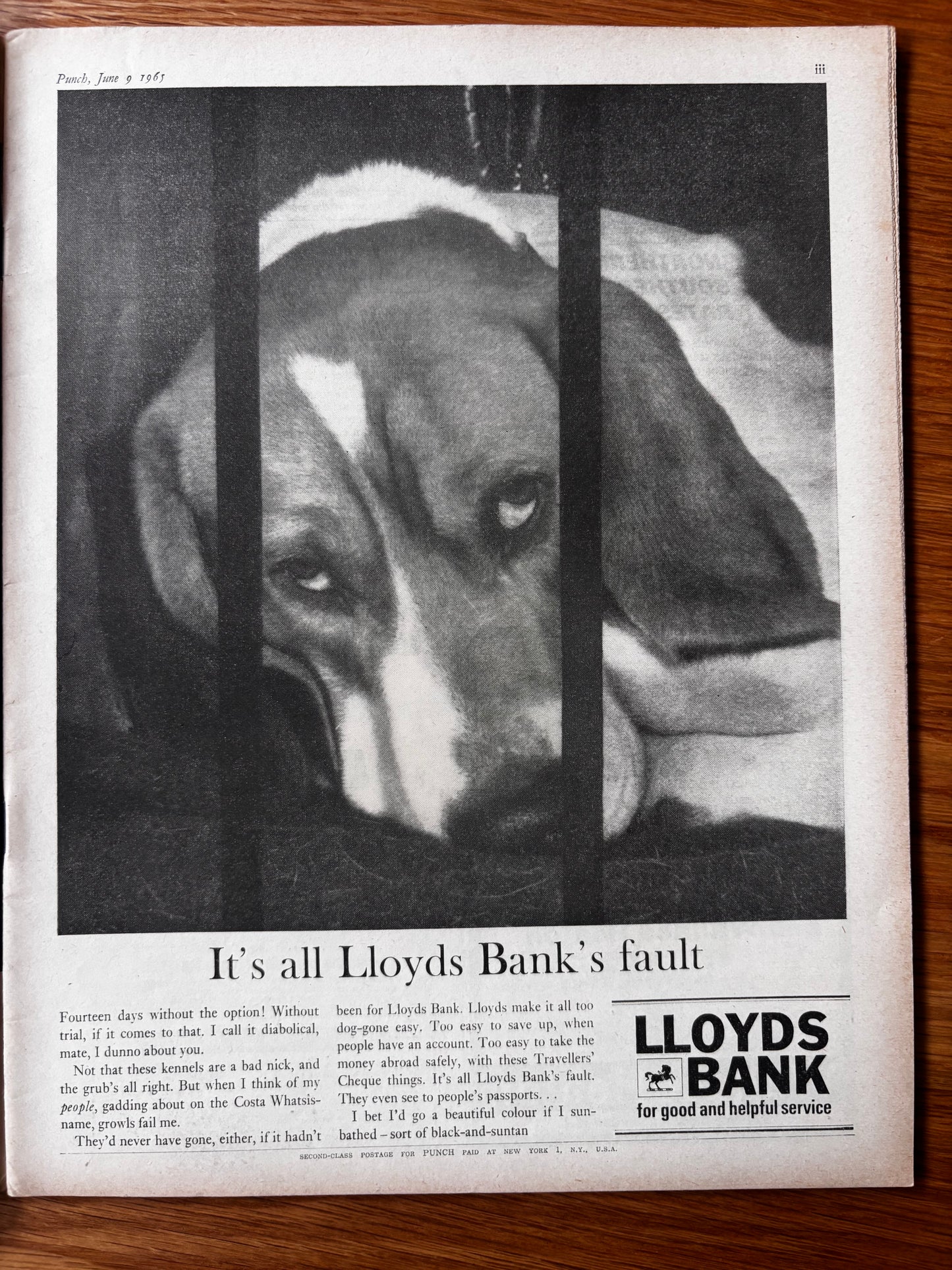 Ed McLachlan PUNCH MAGAZINE June 1965 60's ART ADVERTS CARTOONS