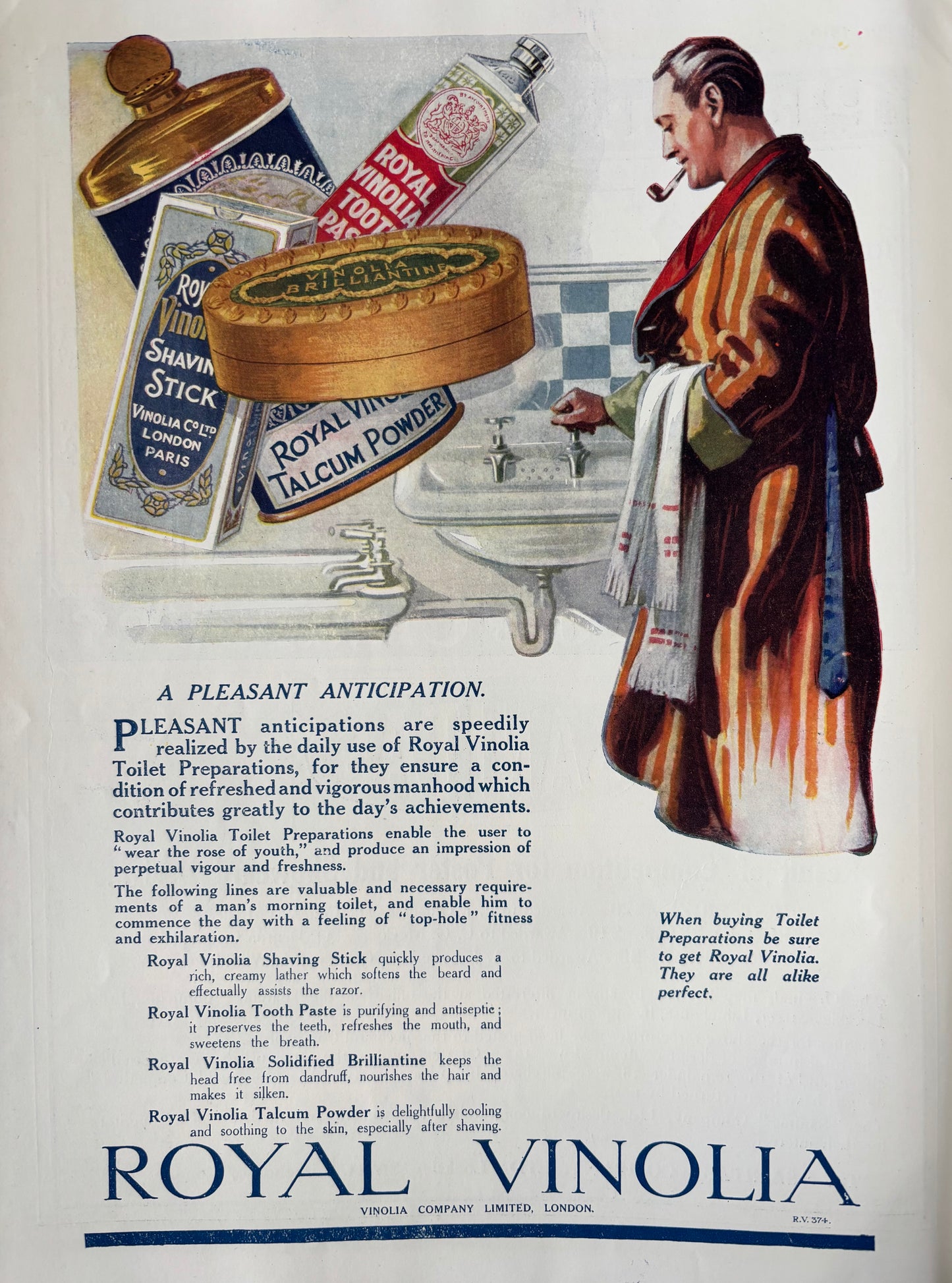 Dod Proctor COLOUR MAGAZINE October 1919 ADVERTS ART Illustrated