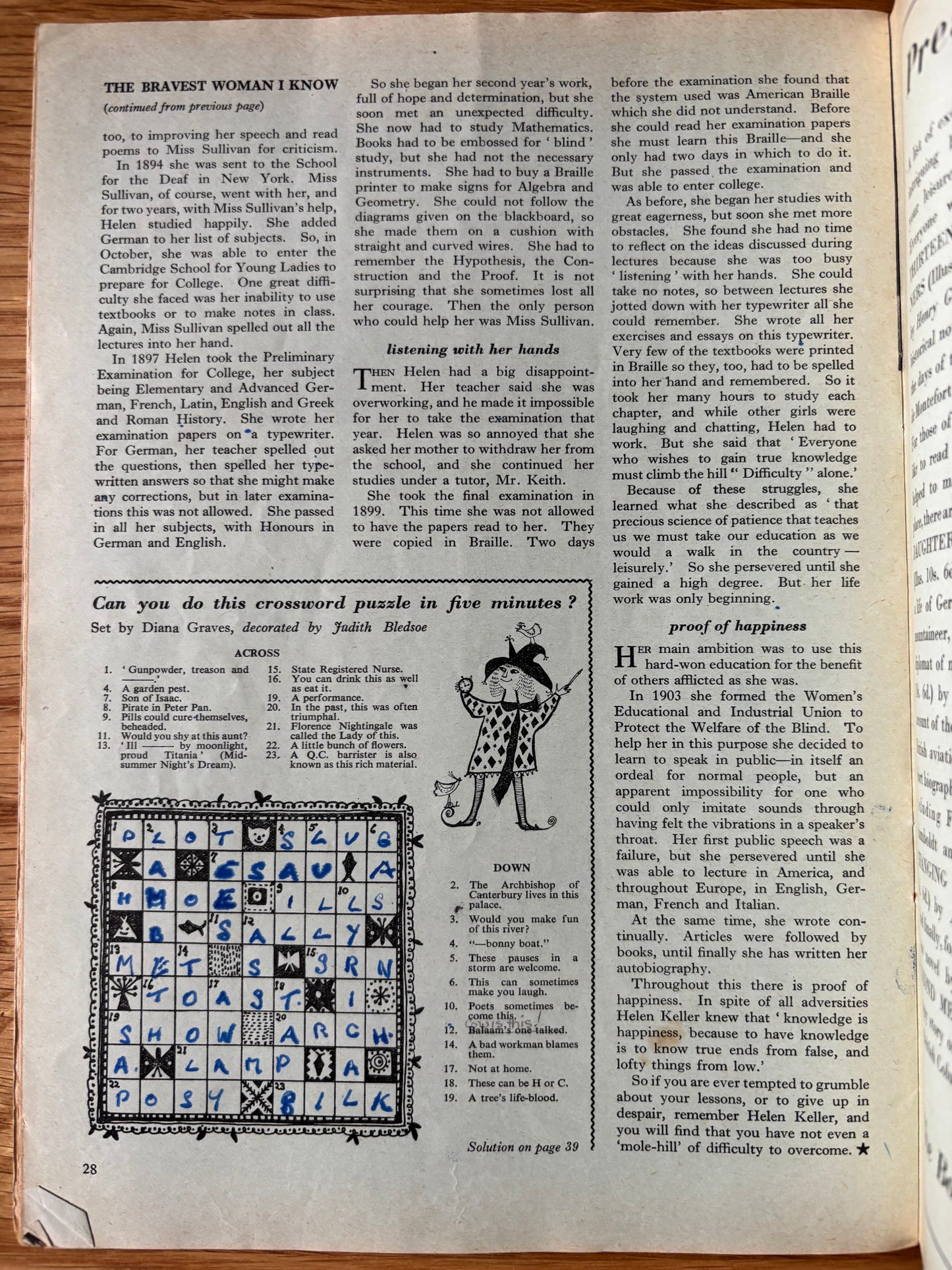 Ronald Searle YOUNG ELIZABETHAN MAGAZINE October 1956 Molesworth