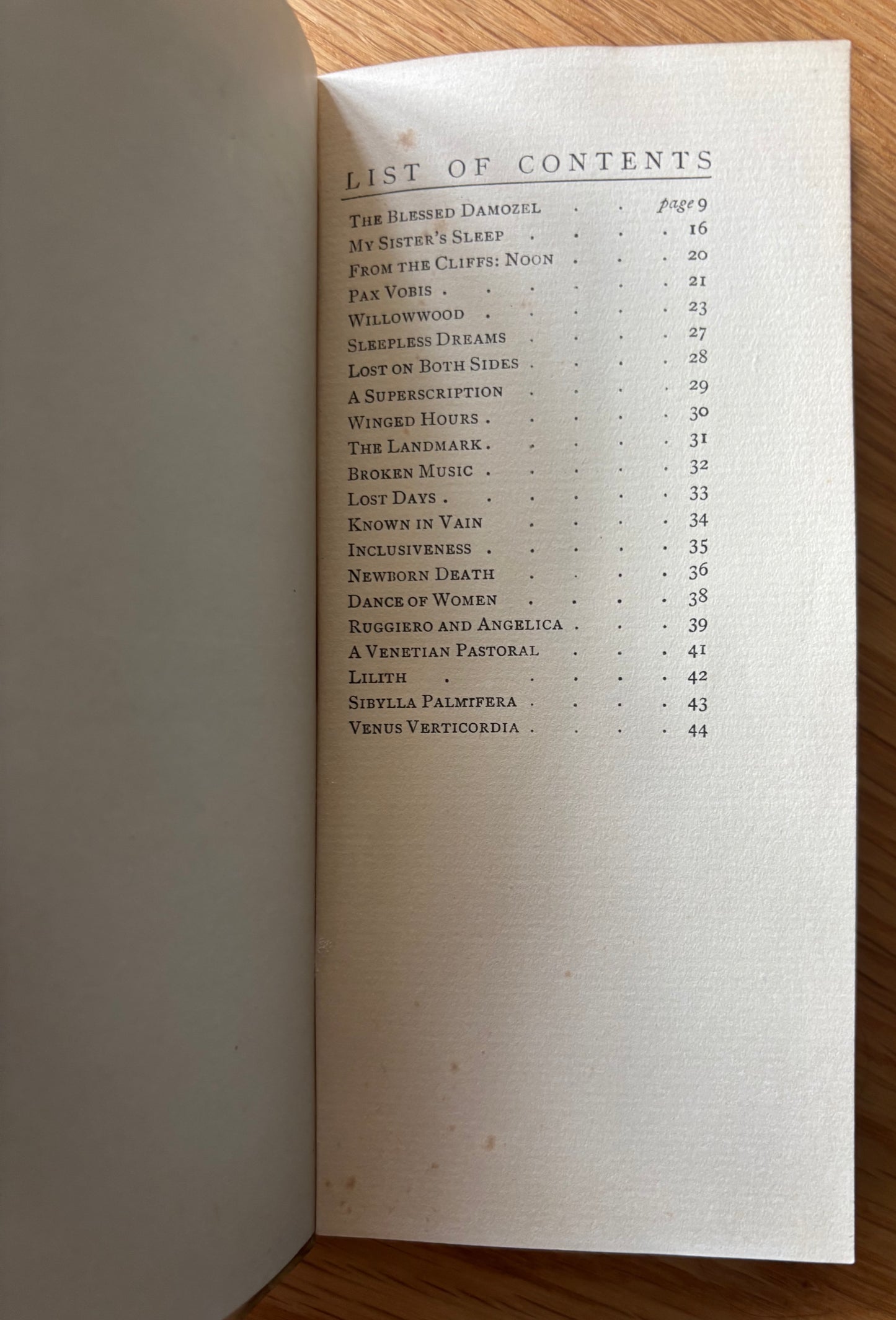 Jessie M King THE BLESSED DAMOZEL Foulis ROSSETTI POETRY Paul Woodroffe Poem