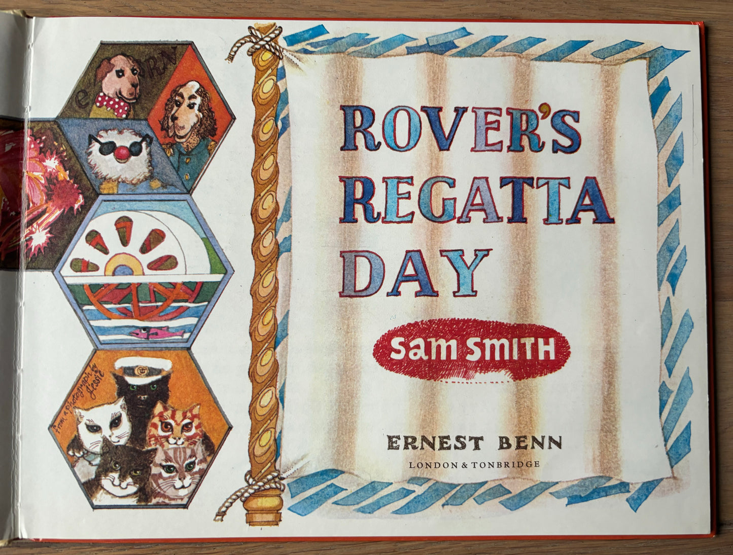 Sam Smith ROVER’S REGATTA DAY 1977 1st Ed Ernest Benn CATS DOGS