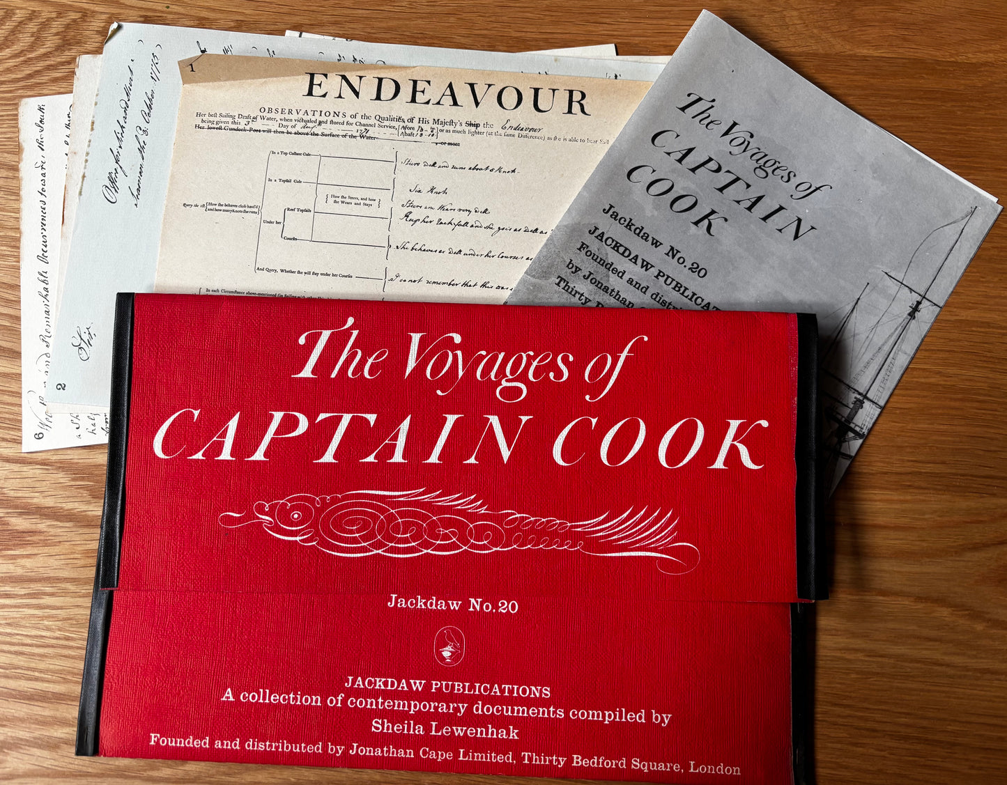 VOYAGES OF CAPTAIN COOK No 20 Jackdaw Folder 1969 Facsimile Resource