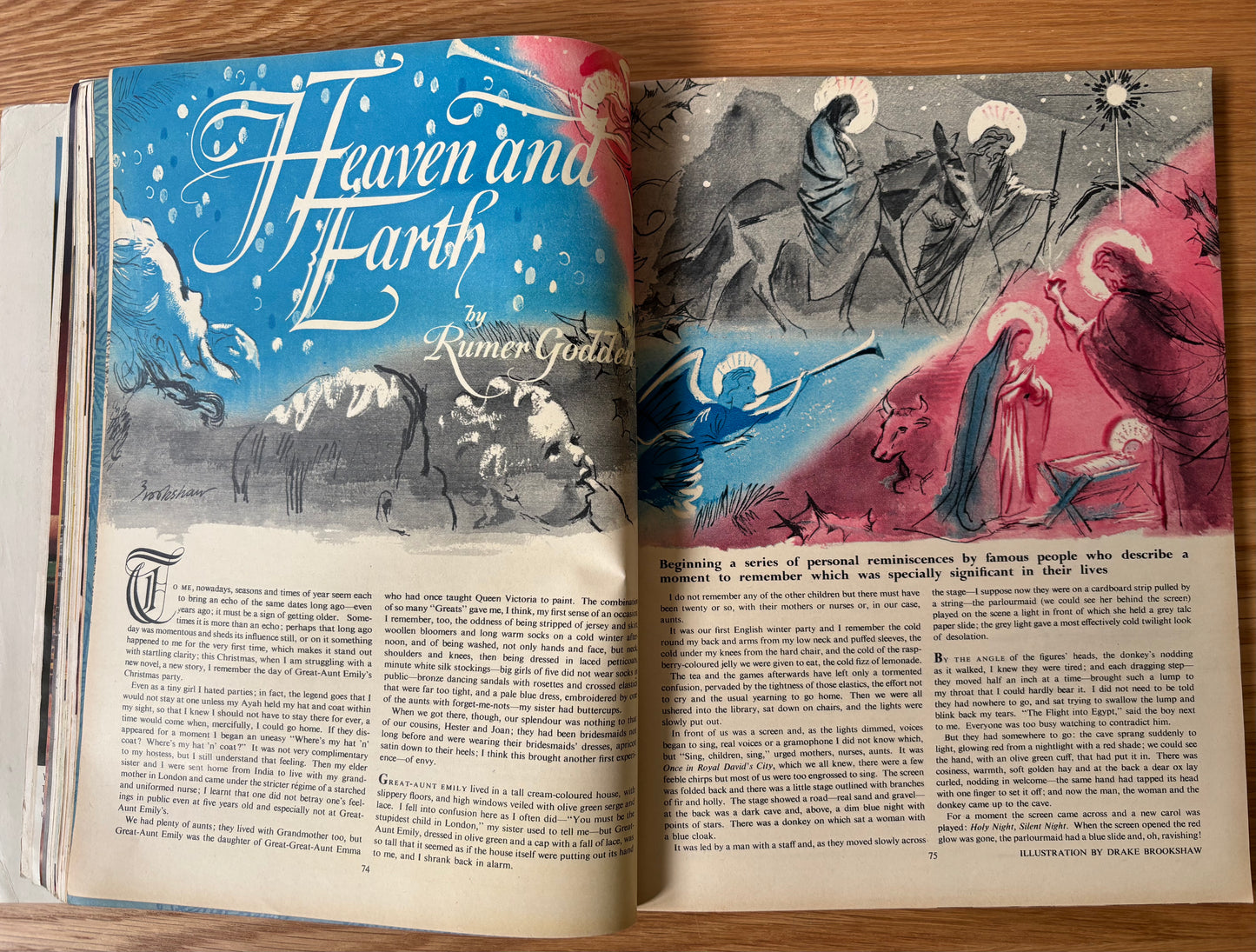 Val Biro HOMES AND GARDENS CHRISTMAS Magazine December 1962 ILLUSTRATED