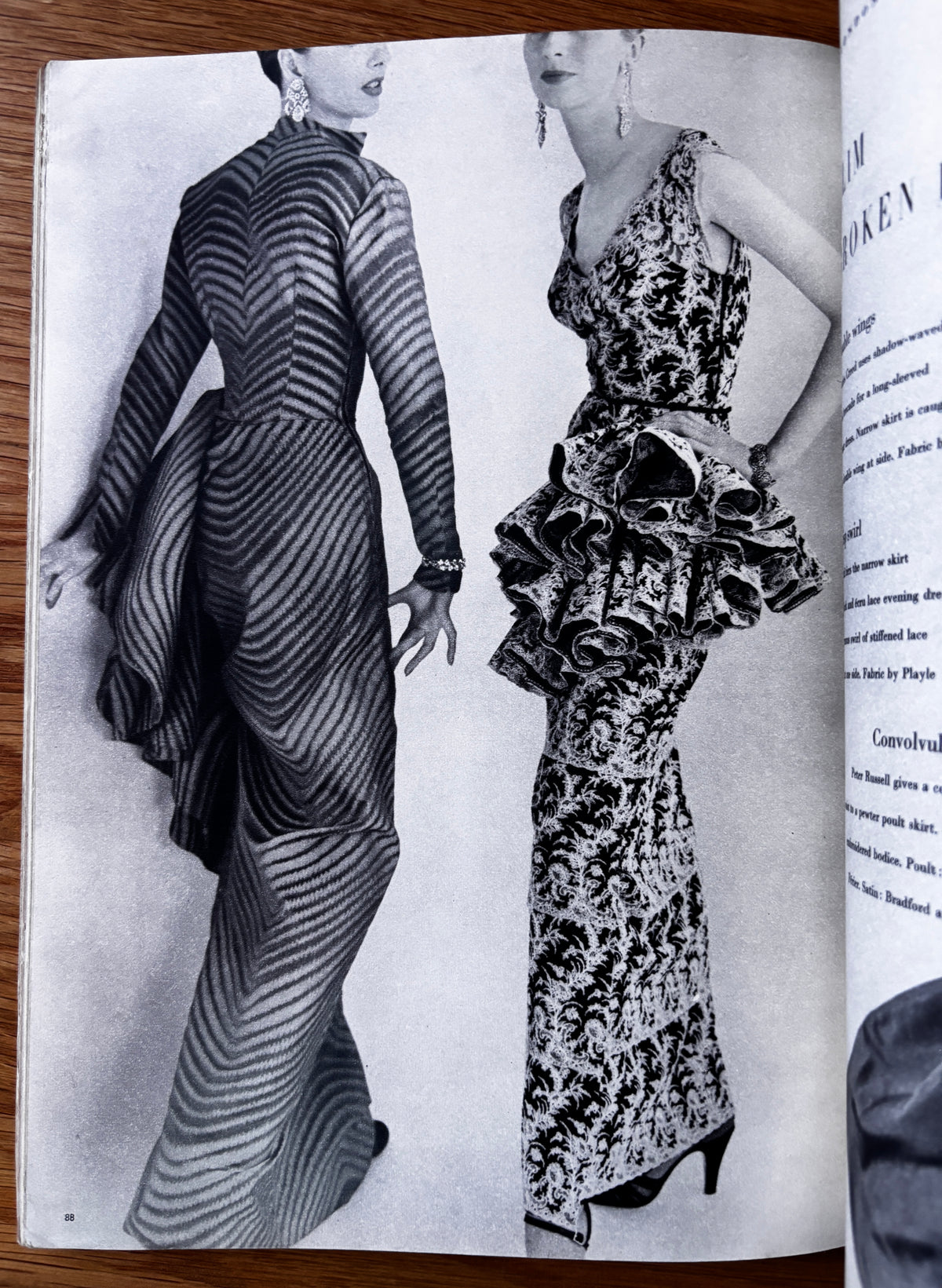 Cecil Beaton VOGUE MAGAZINE September 1950 PARIS FASHION Conde Nast Photo’s London