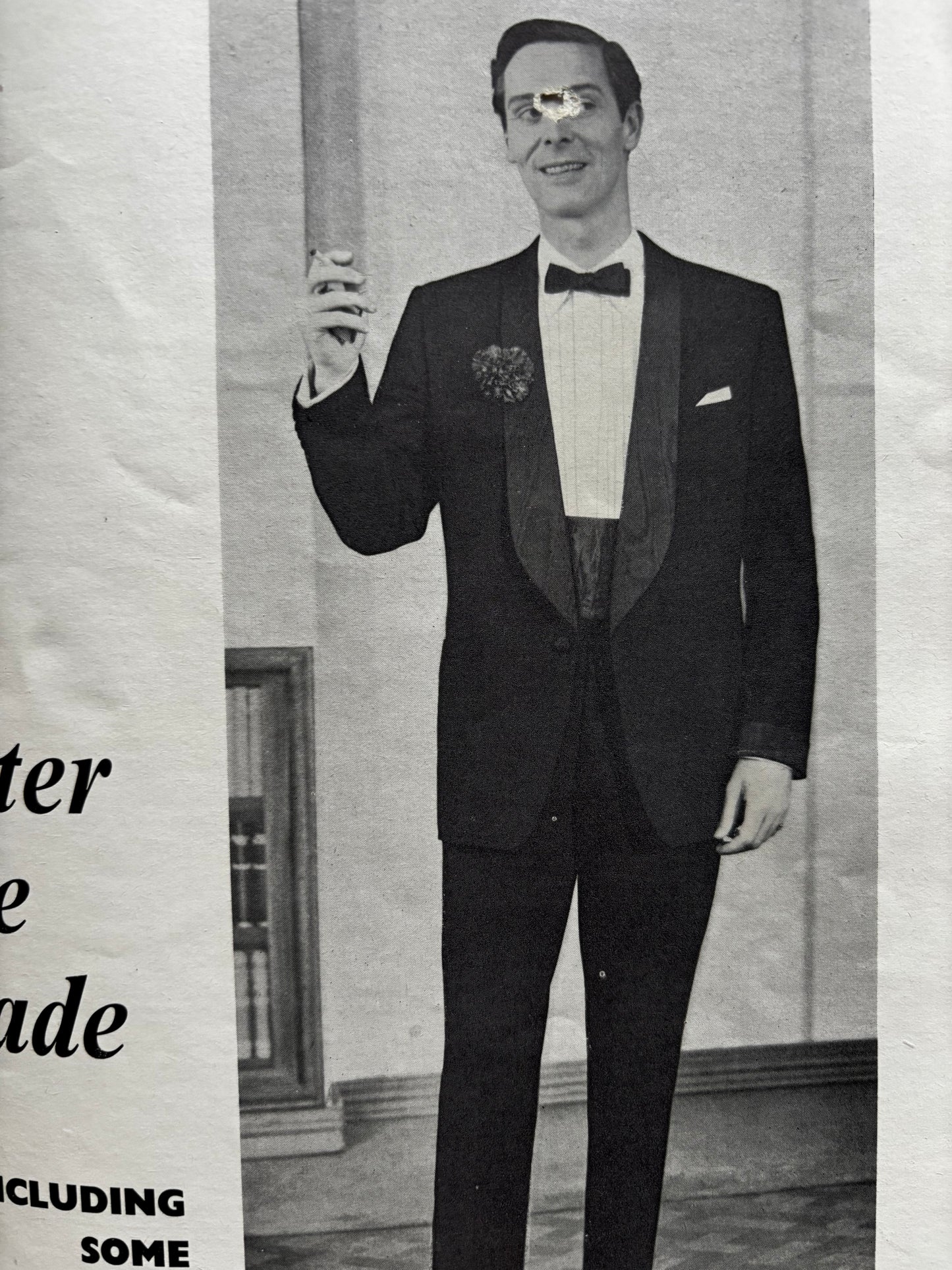 1950’s MAN ABOUT TOWN Magazine Winter 1957 Men’s Style Tailoring VINTAGE