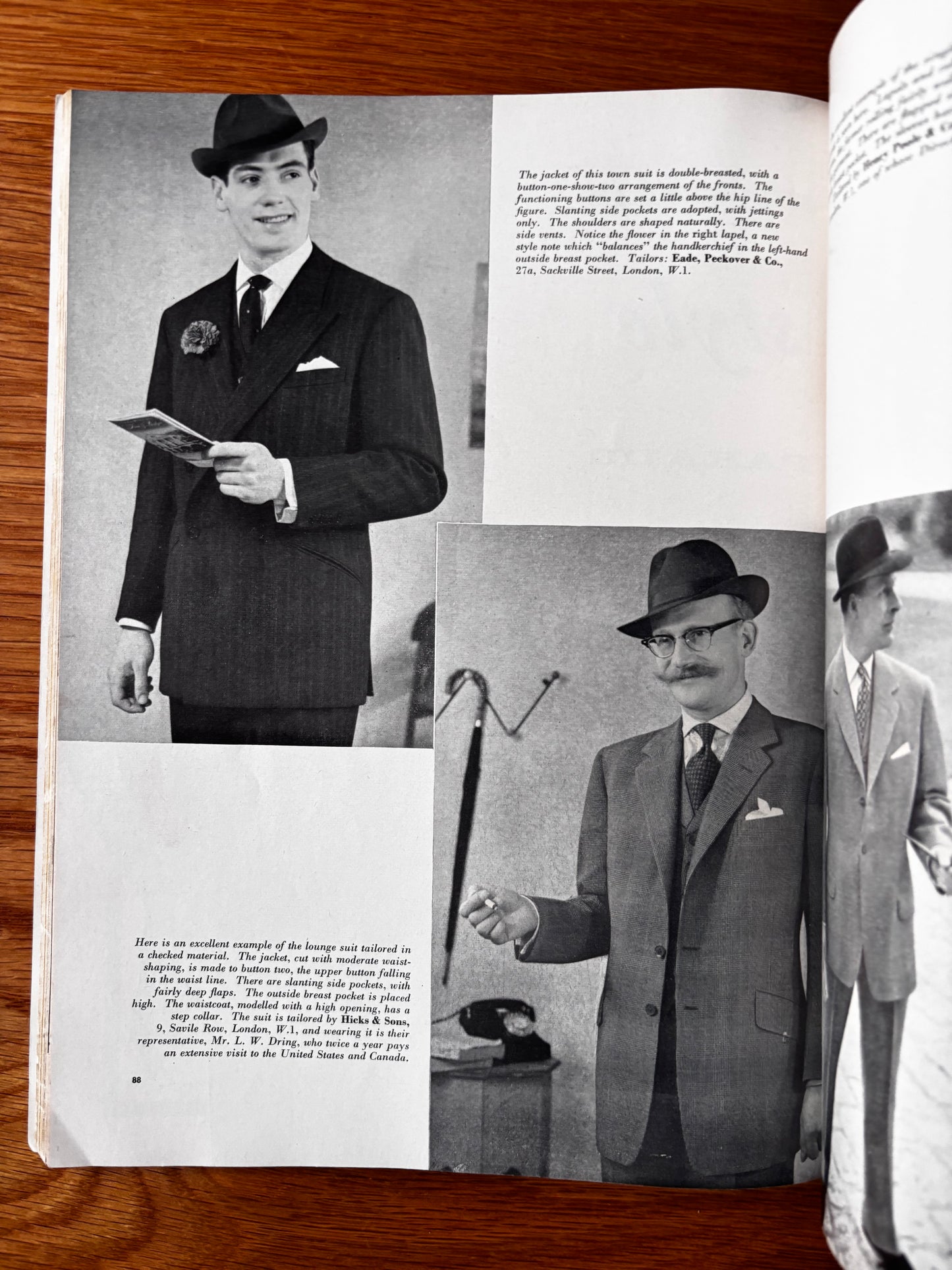 1950’s MAN ABOUT TOWN Magazine Summer 1958 Men’s Style Tailoring VINTAGE