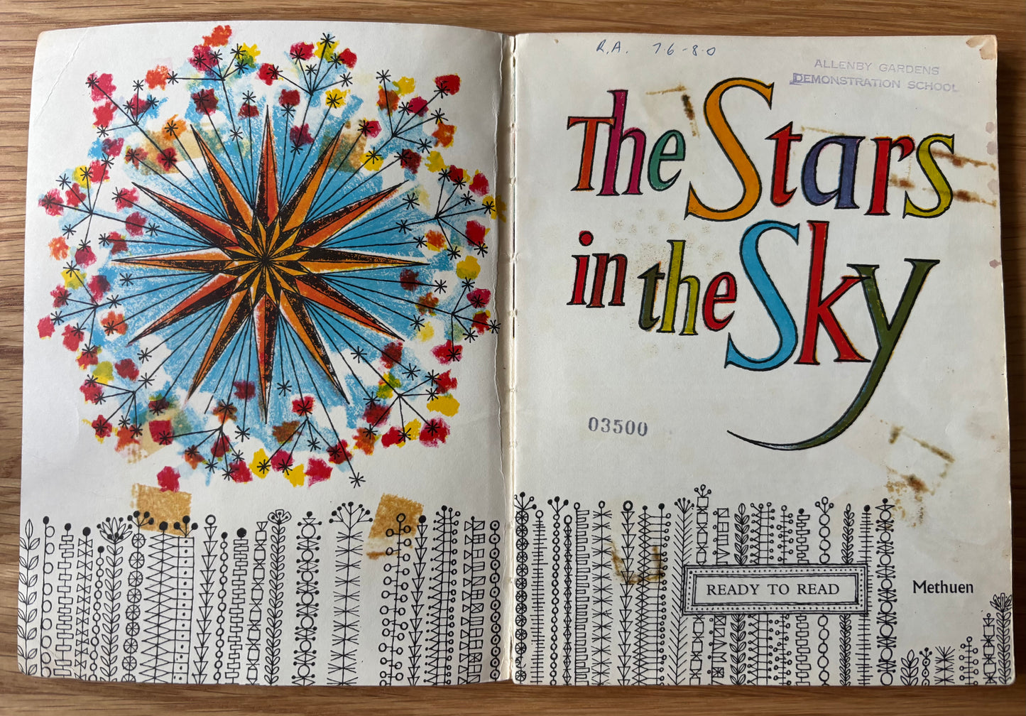 Jill McDonald THE STARS IN THE SKY 1966 METHUEN William Stobbs 1960’s ILLUSTRATION
