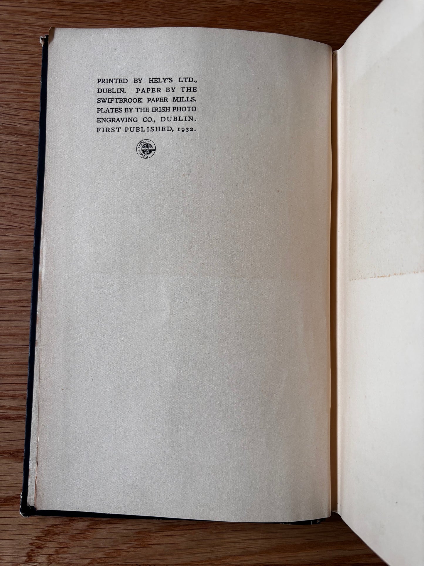Art O’Murnaghan Celtic Art SAORSTAT EIREANN 1932 Irish Free State HANDBOOK