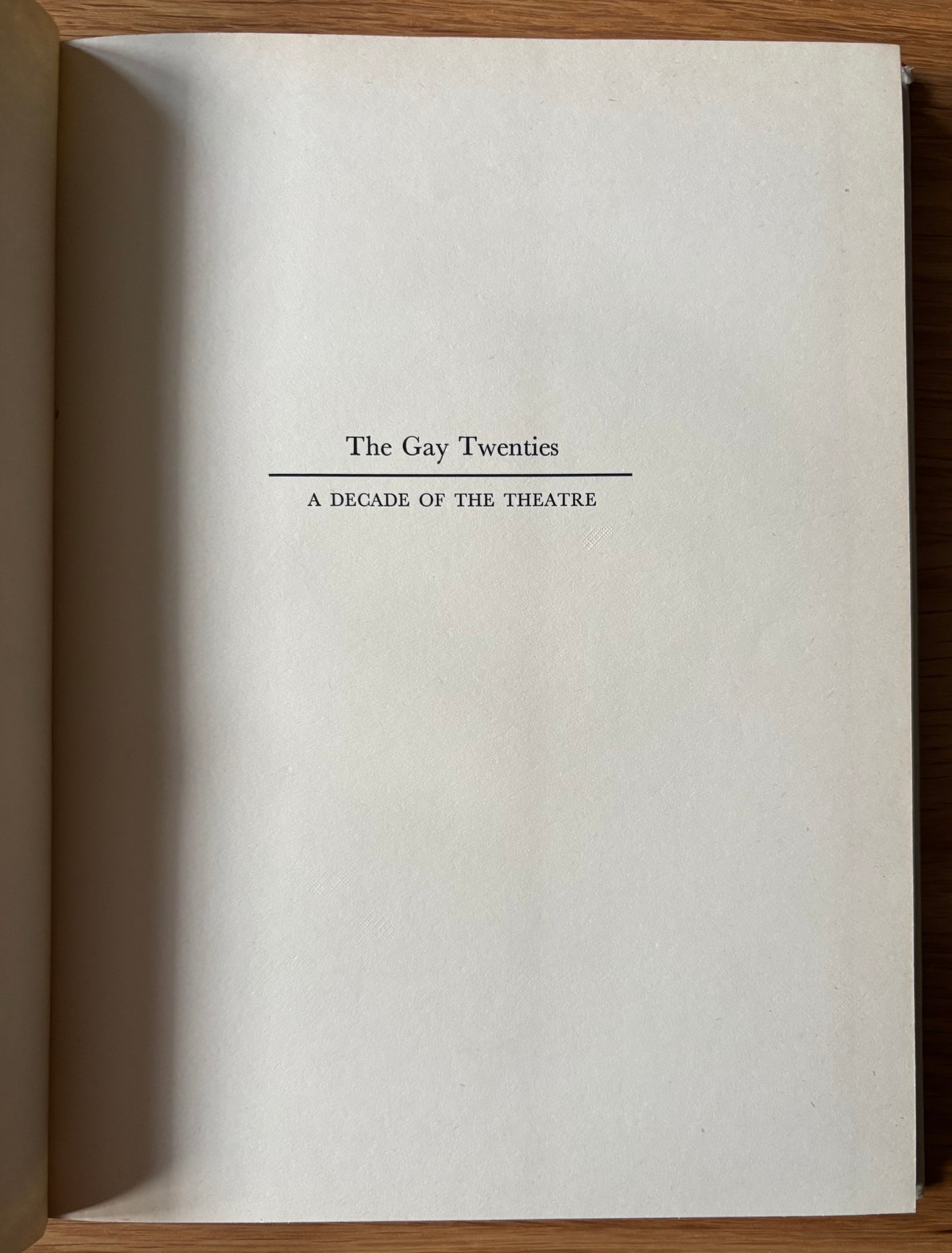 Ronald Searle THE GAY TWENTIES Trewin DJ 1st THEATRE 20s ACTORS BALLET