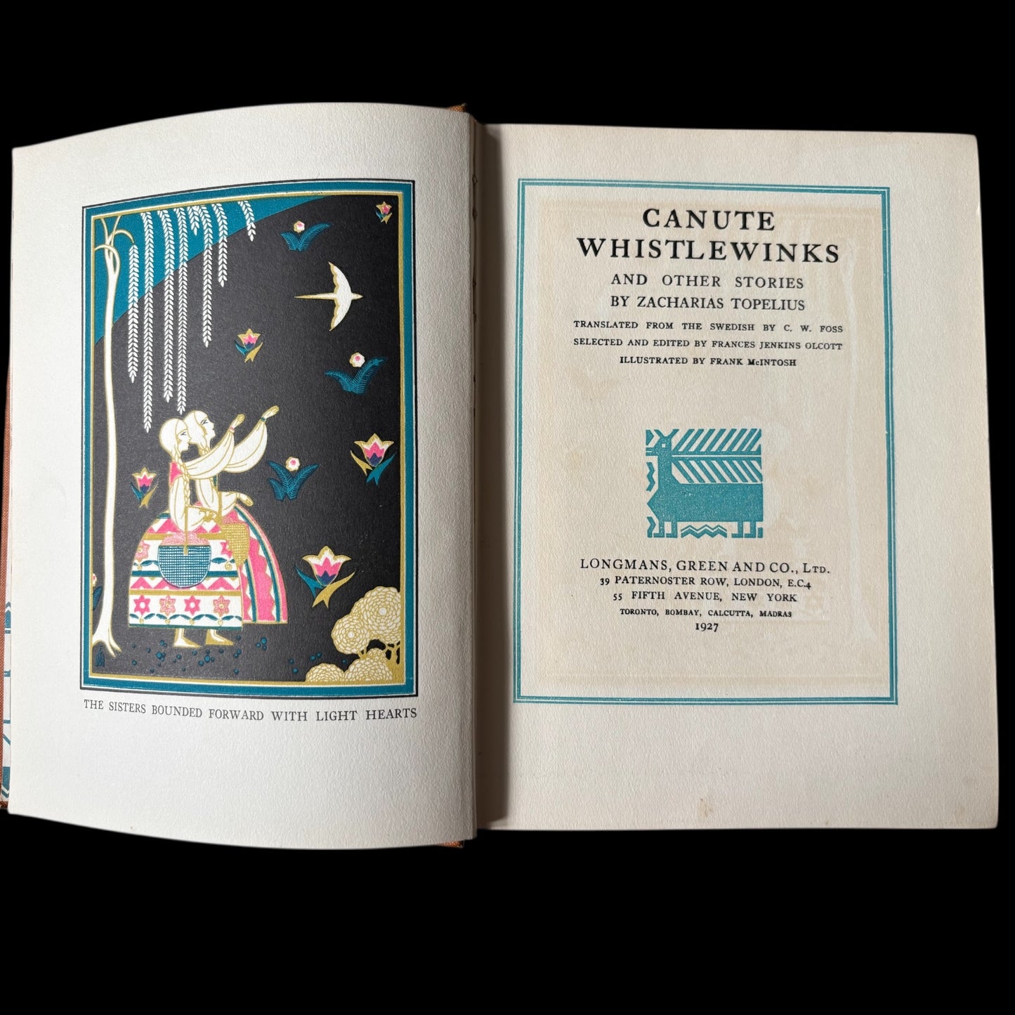 Frank McIntosh FINLAND ILLUSTRATED FAIRY TALES 1st 1927 CANUTE WHISTLEWINKS Topelius