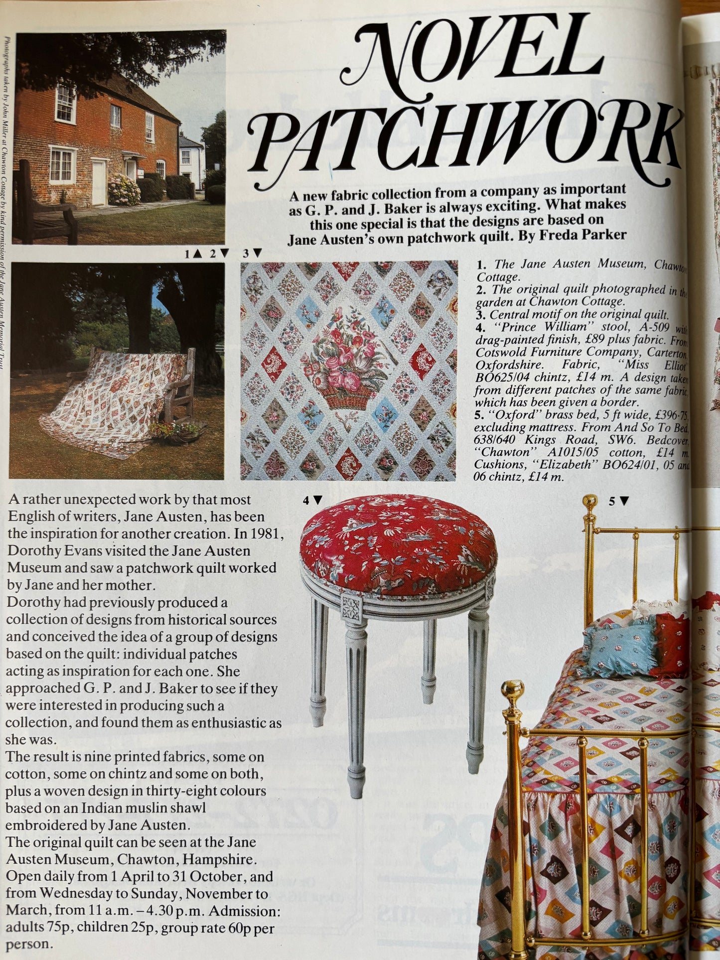 HOMES AND GARDENS Magazine November 1983 ITALY Ian Beck Glynn Boyd Harte