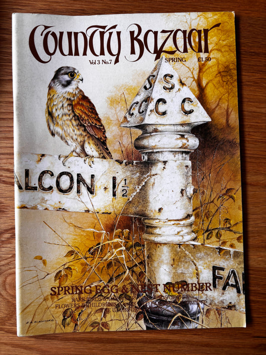 THE COUNTRY BAZAAR Magazine Spring 1986 Woodland Crafts Ecology Birds David Blackmore
