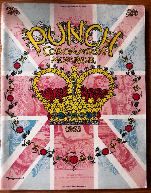 Fougasse PUNCH MAGAZINE Coronation Number June 1953 Ronald Searle