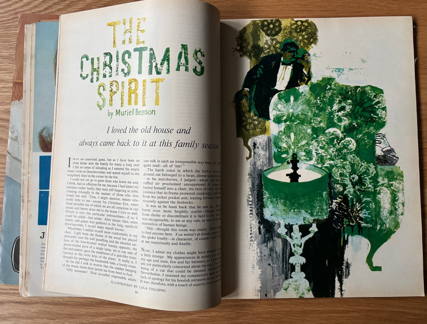 Audrey Stephenson HOMES AND GARDENS CHRISTMAS Magazine December 1960 ILLUSTRATED