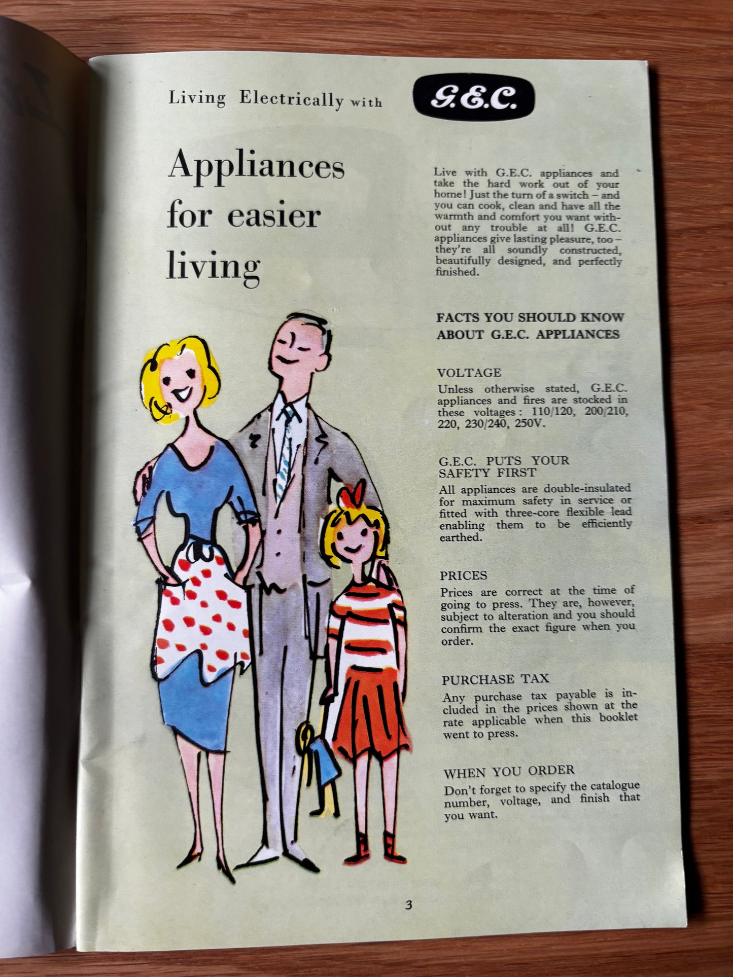 1950’s LIVING ELECTRICALLY GEC Dorrit Dekk Electric Cookers Fridge Heaters CATALOGUE